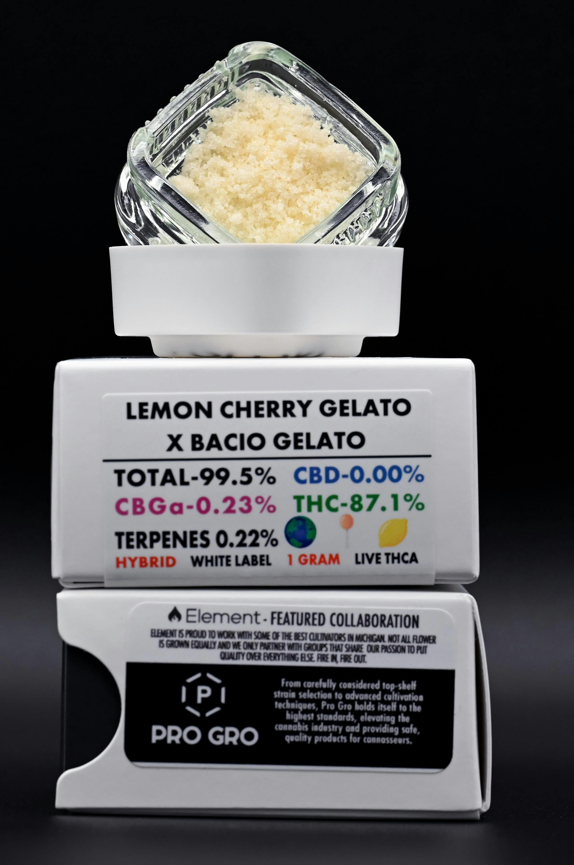 Element Live THCA 1G - Lemon Cherry Gelato x Bacio Gelato - image 1