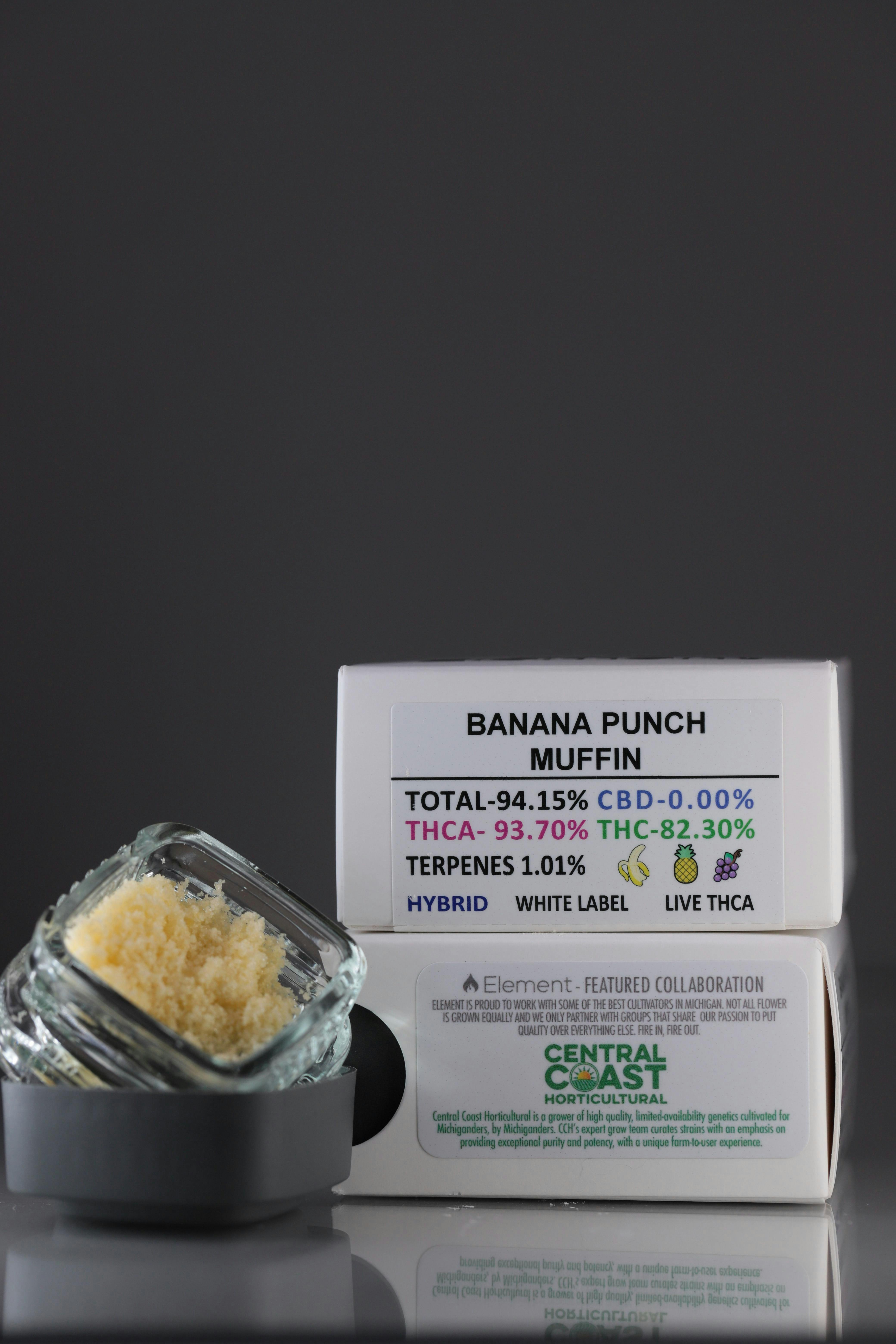 Element Live THCA 1G - Banana Punch Muffin - image 1