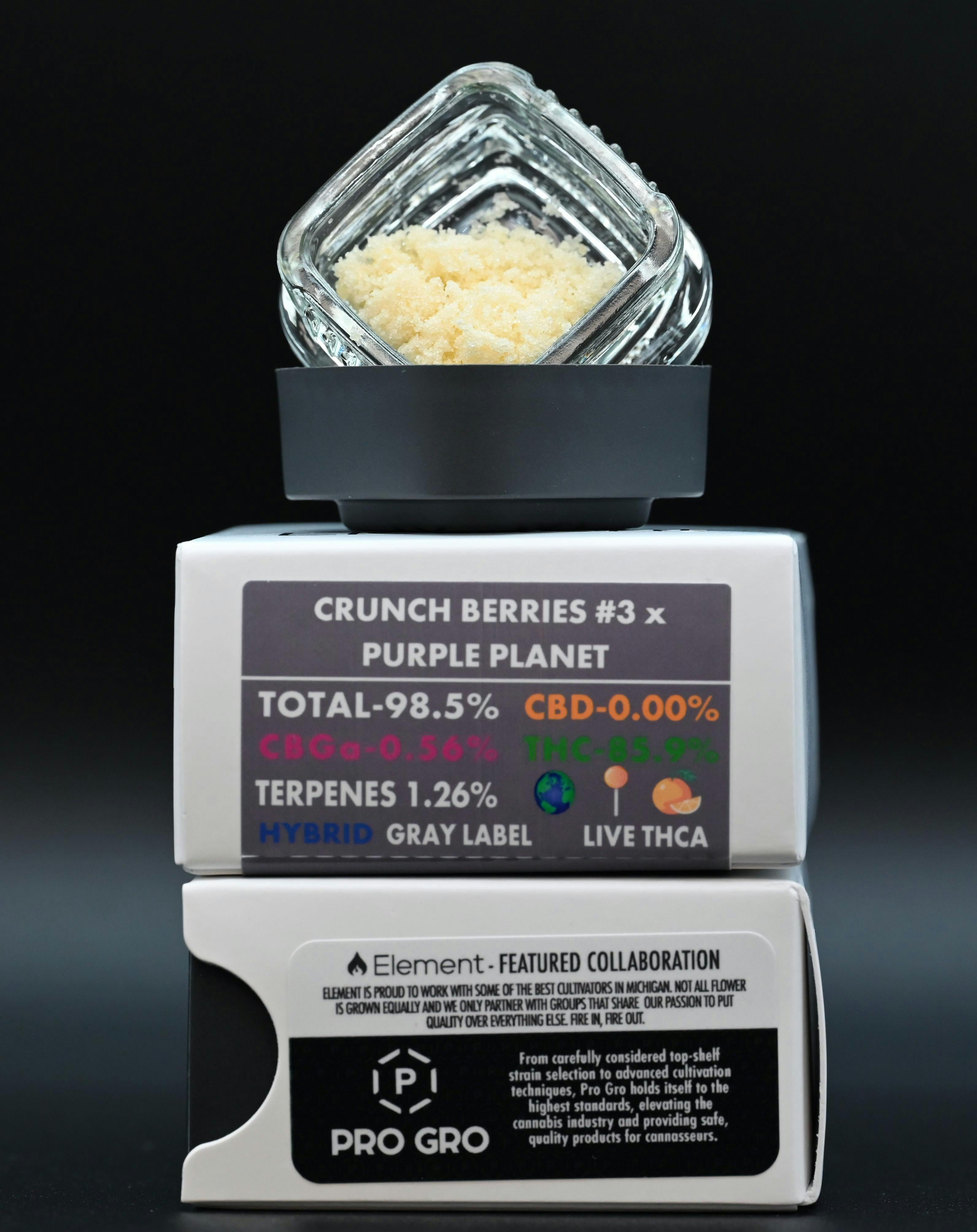 Element Live THCA 1G - Crunch Berries #3 x Planet Purple - image 1