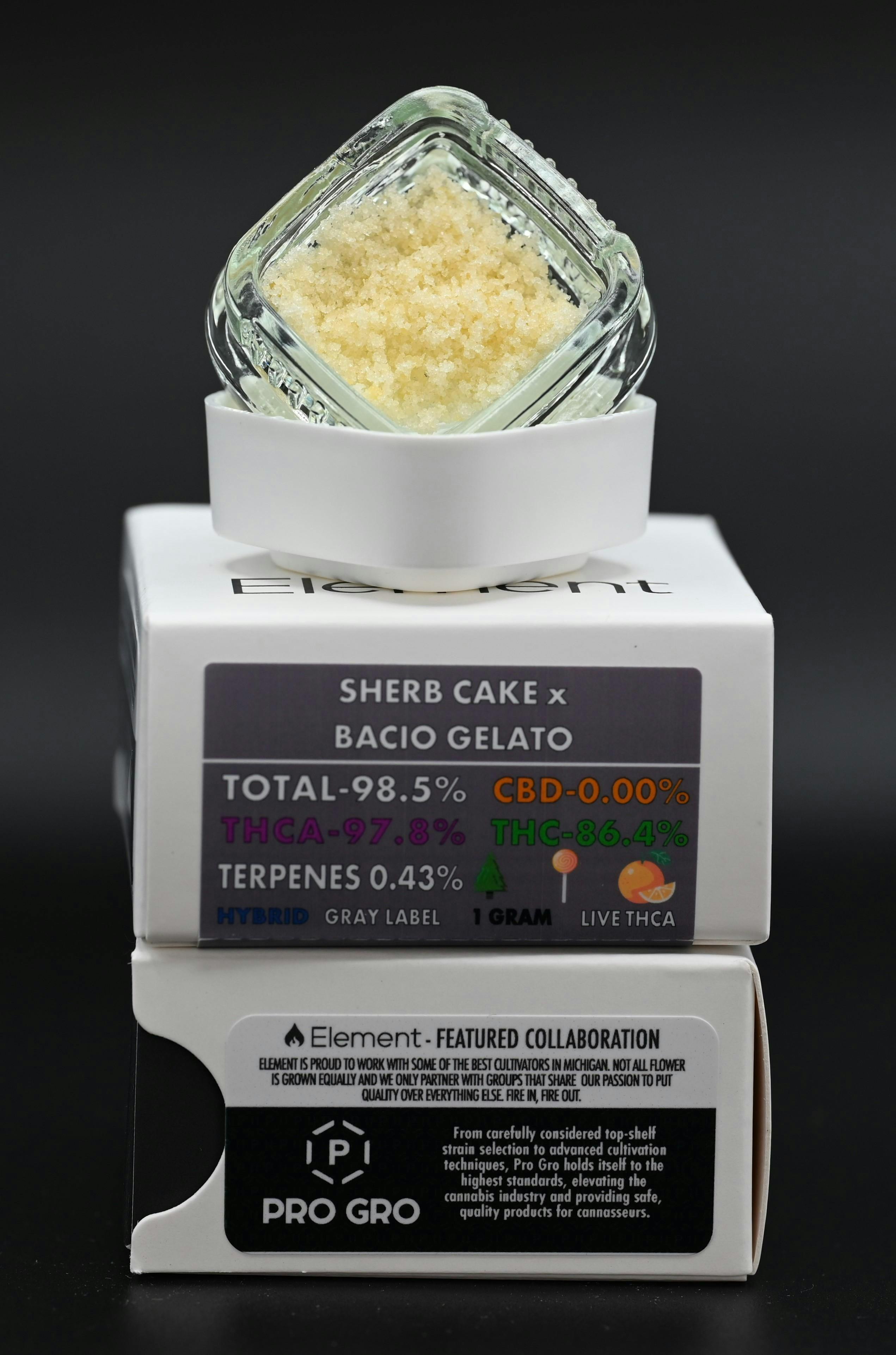 Element Live THCA 1G - Sherb Cake x Bacio Gelato - image 1