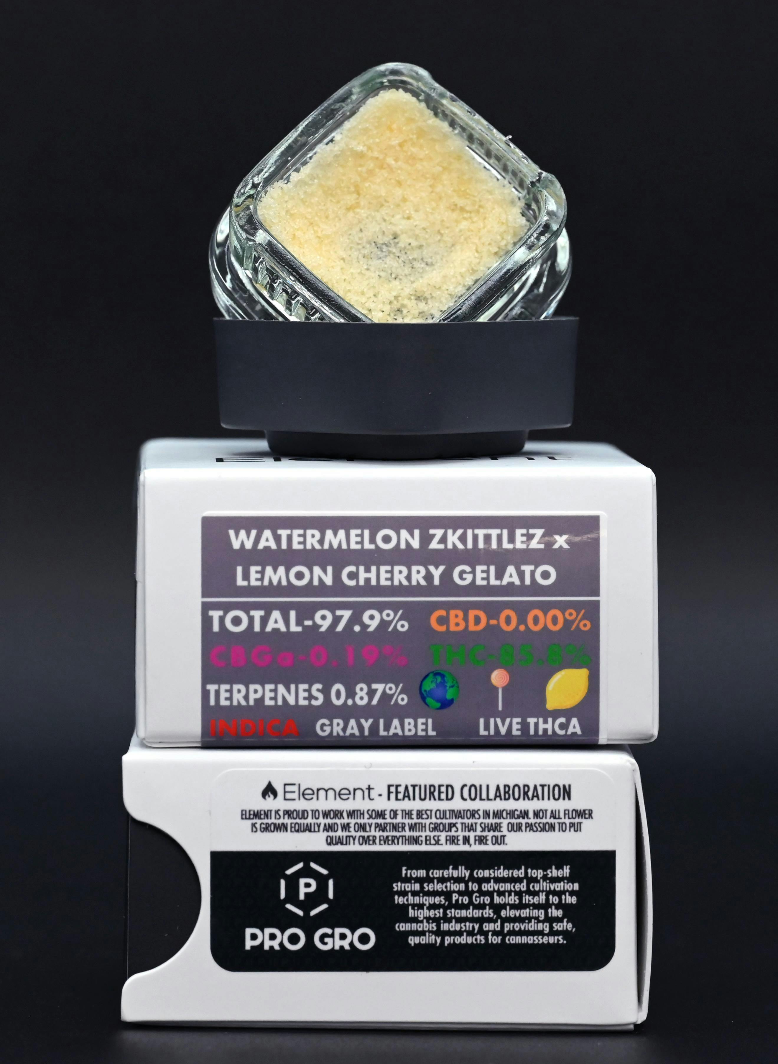 Element Live THCA 1G - Watermelon Zkittles x Lemon Cherry Gelato - image 1