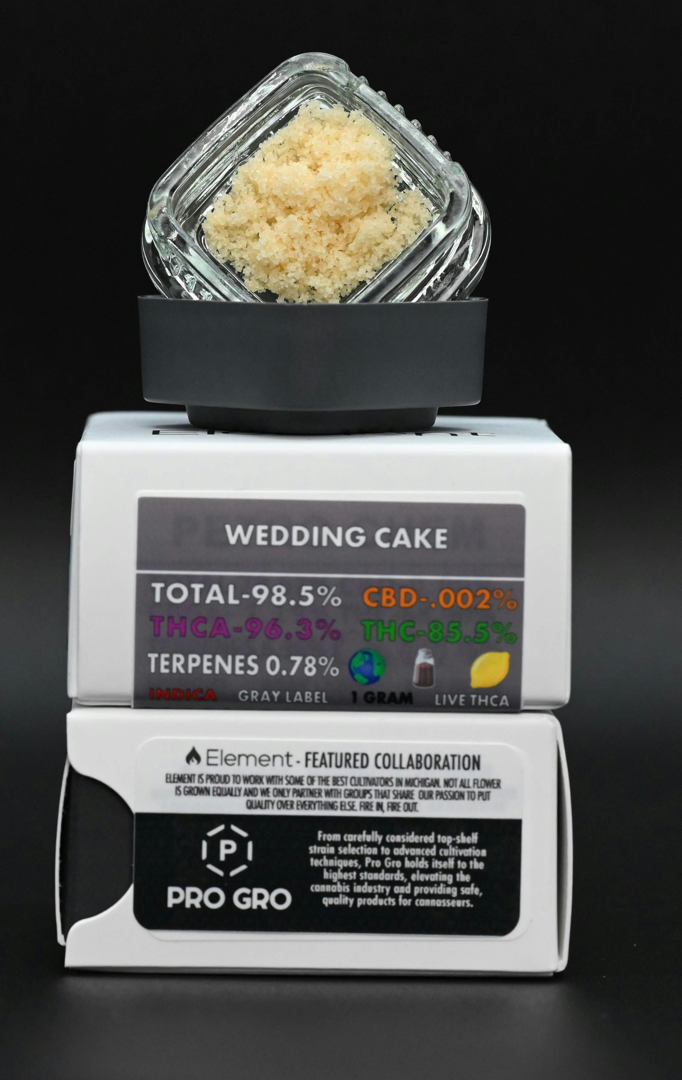 Element Live THCA 1G - Wedding Cake - image 1