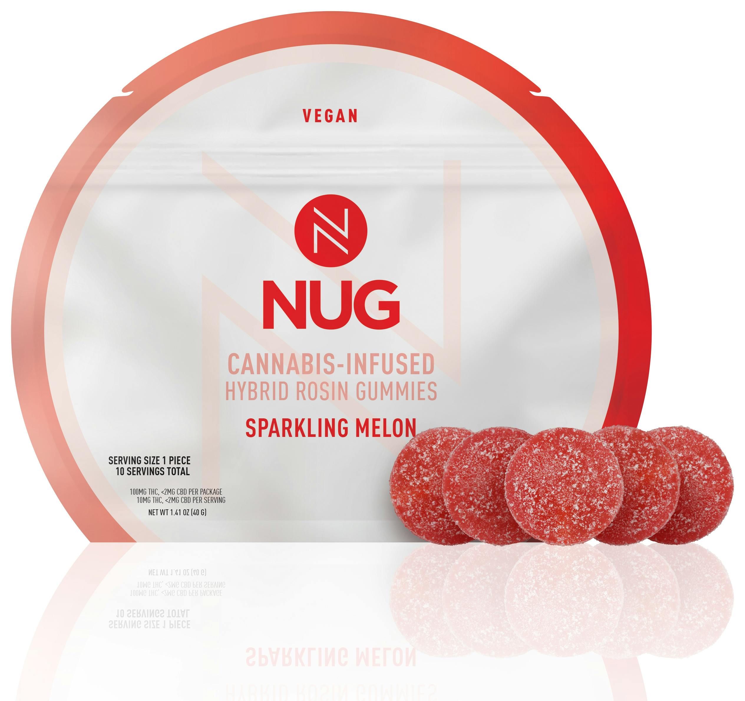 Euphoric Sparkling Melon 100mg Hybrid Rosin Gummies - image 1