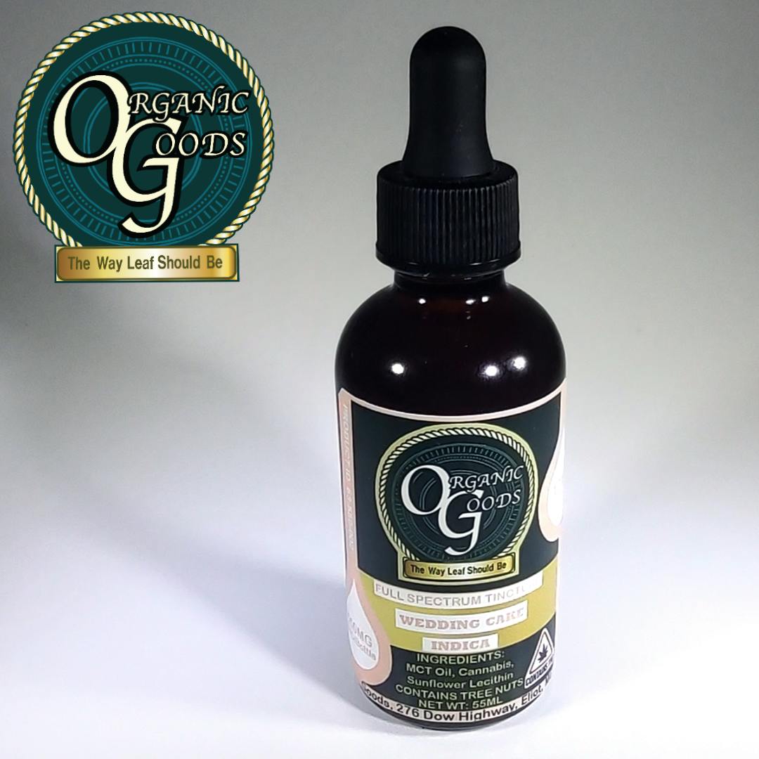 Organic Goods Tincture THC Full Spectrum Wedding Cake 550 MG - image 1