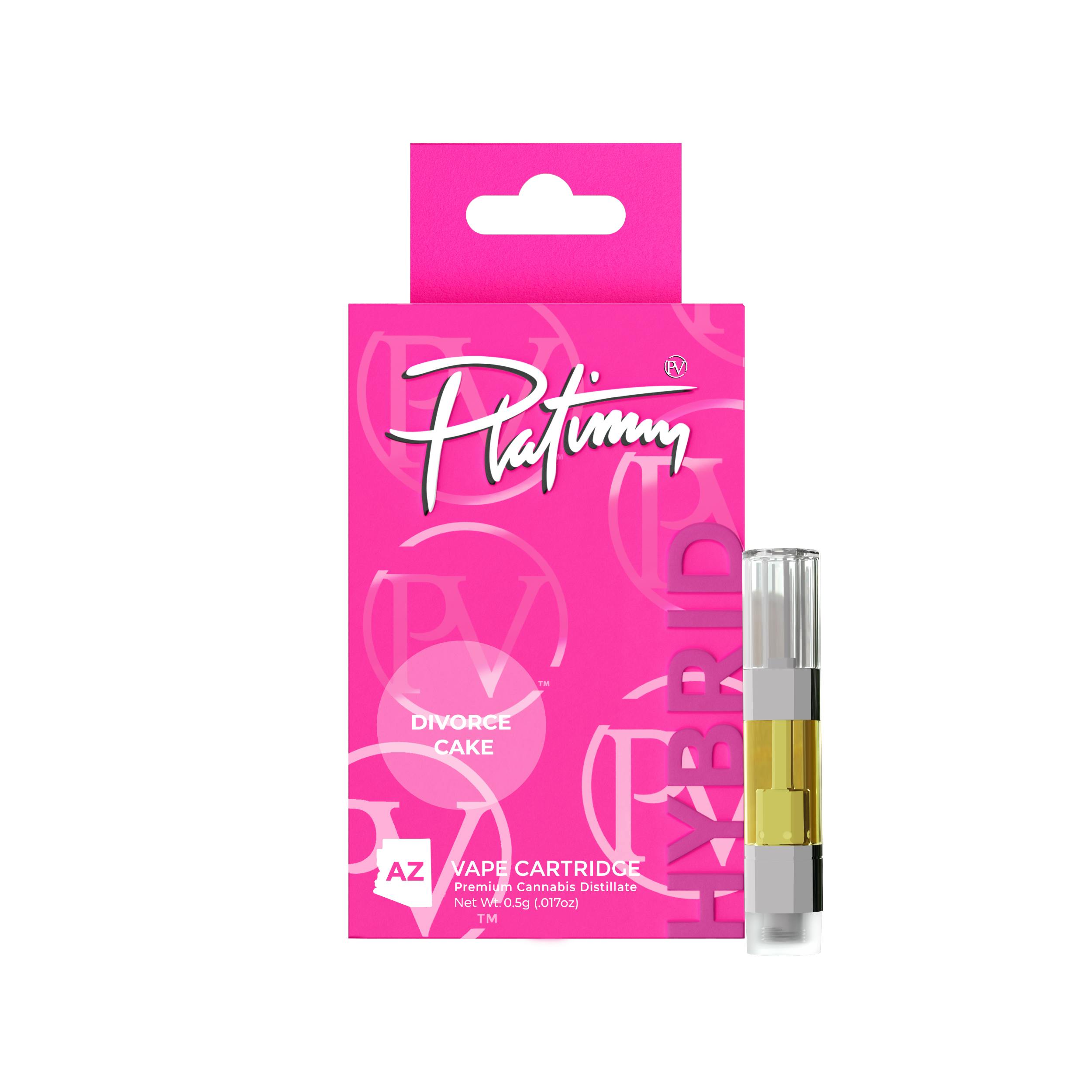 Platinum Vape Divorce Cake (Hybrid) 510 Thread Cartridge 0.5g - image 1