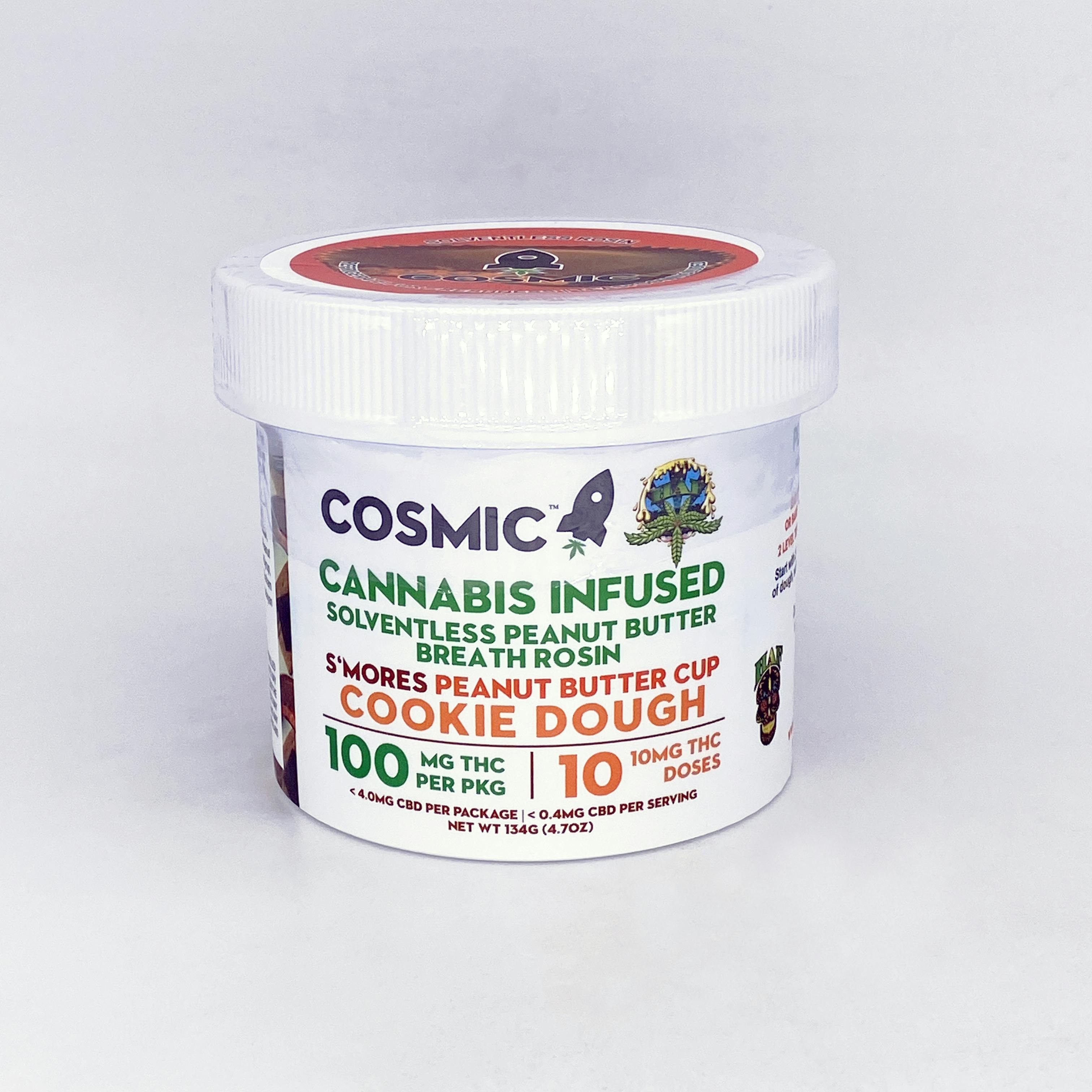 Cosmic Edibles X Hash & Flowers S'mores Peanut Butter Cup Hash Cookie Dough - image 1