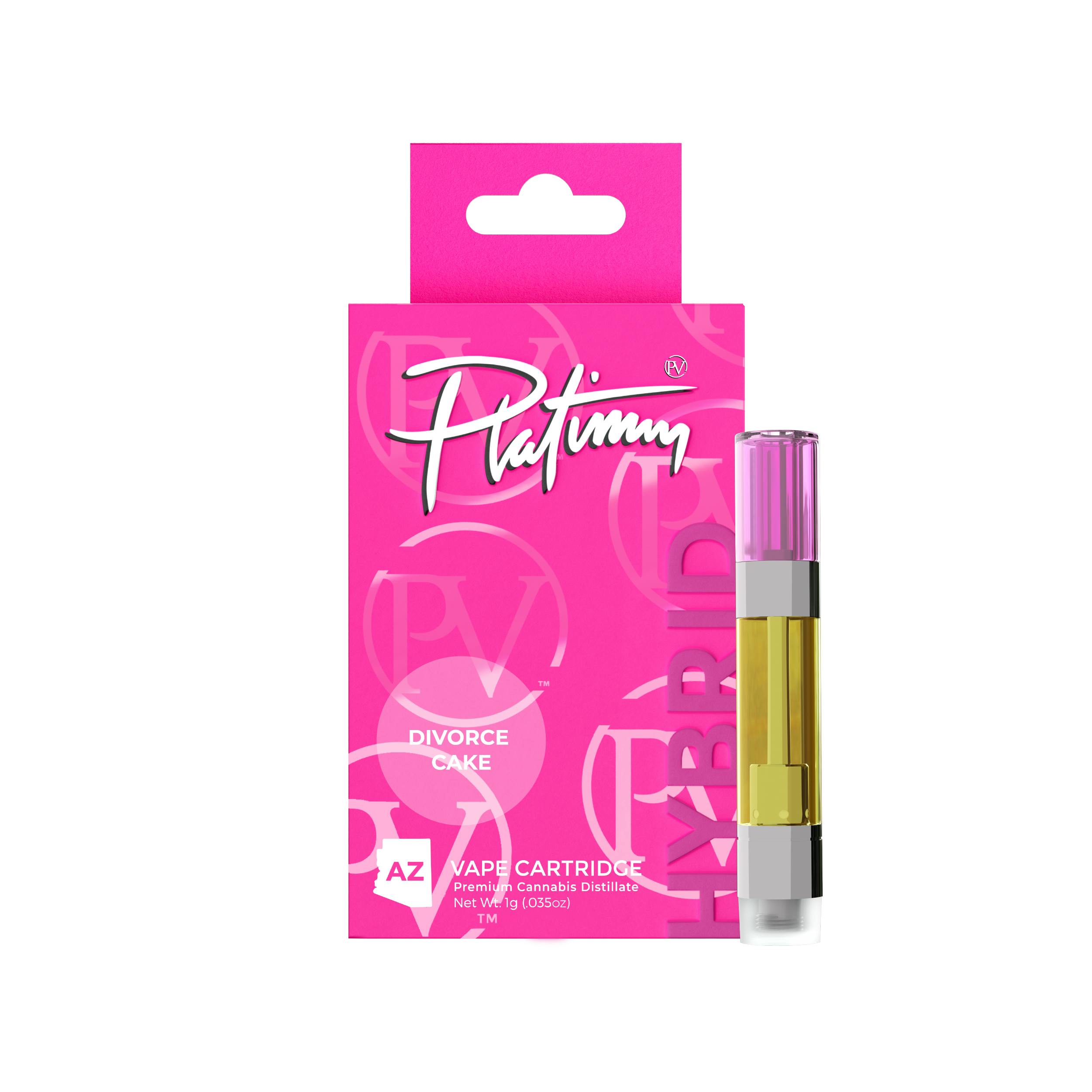Platinum Vape Divorce Cake (Hybrid) 510 Thread Cartridge 1g - image 1