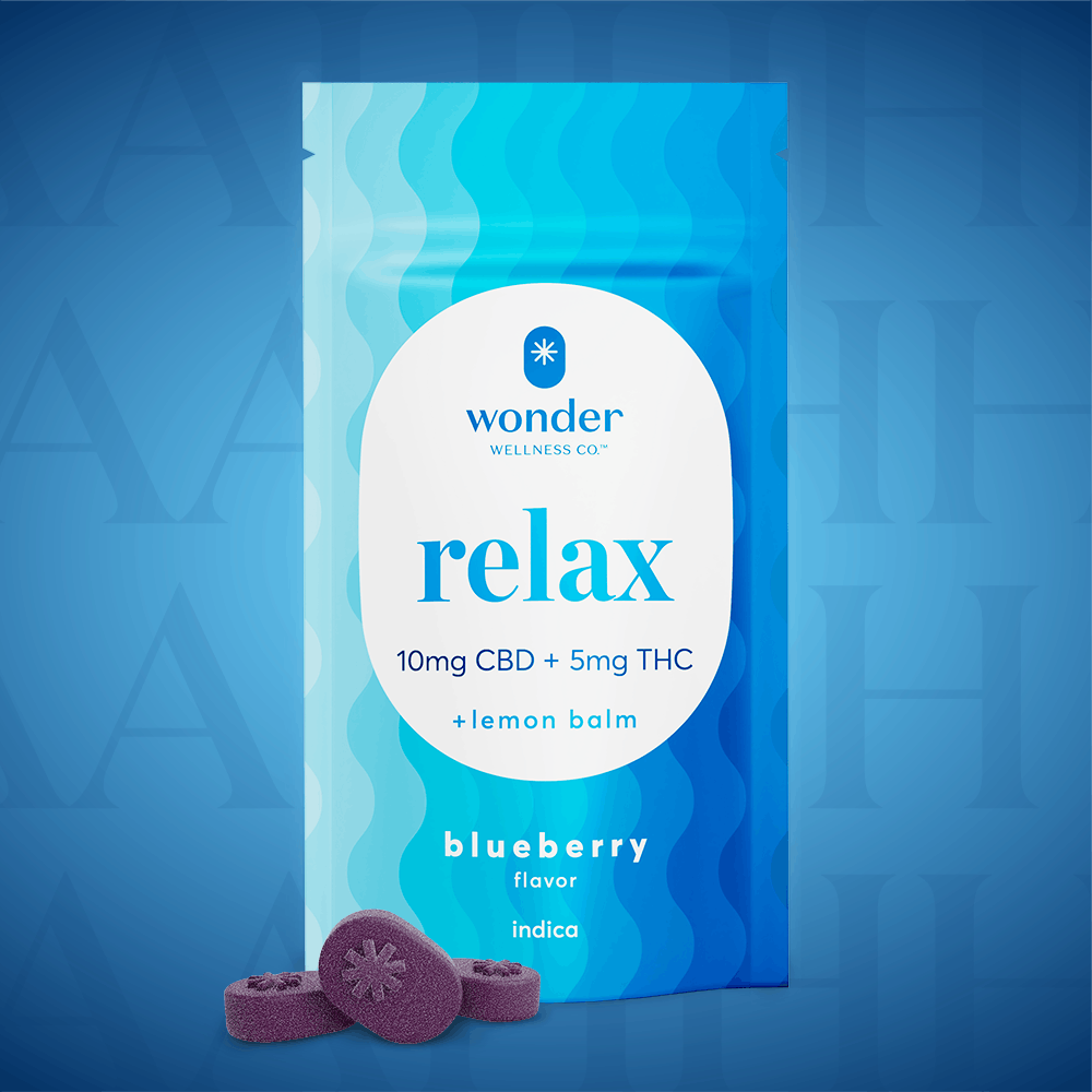 *Wonder | Relax 2:1 Blueberry Gummies [40pk] - image 1