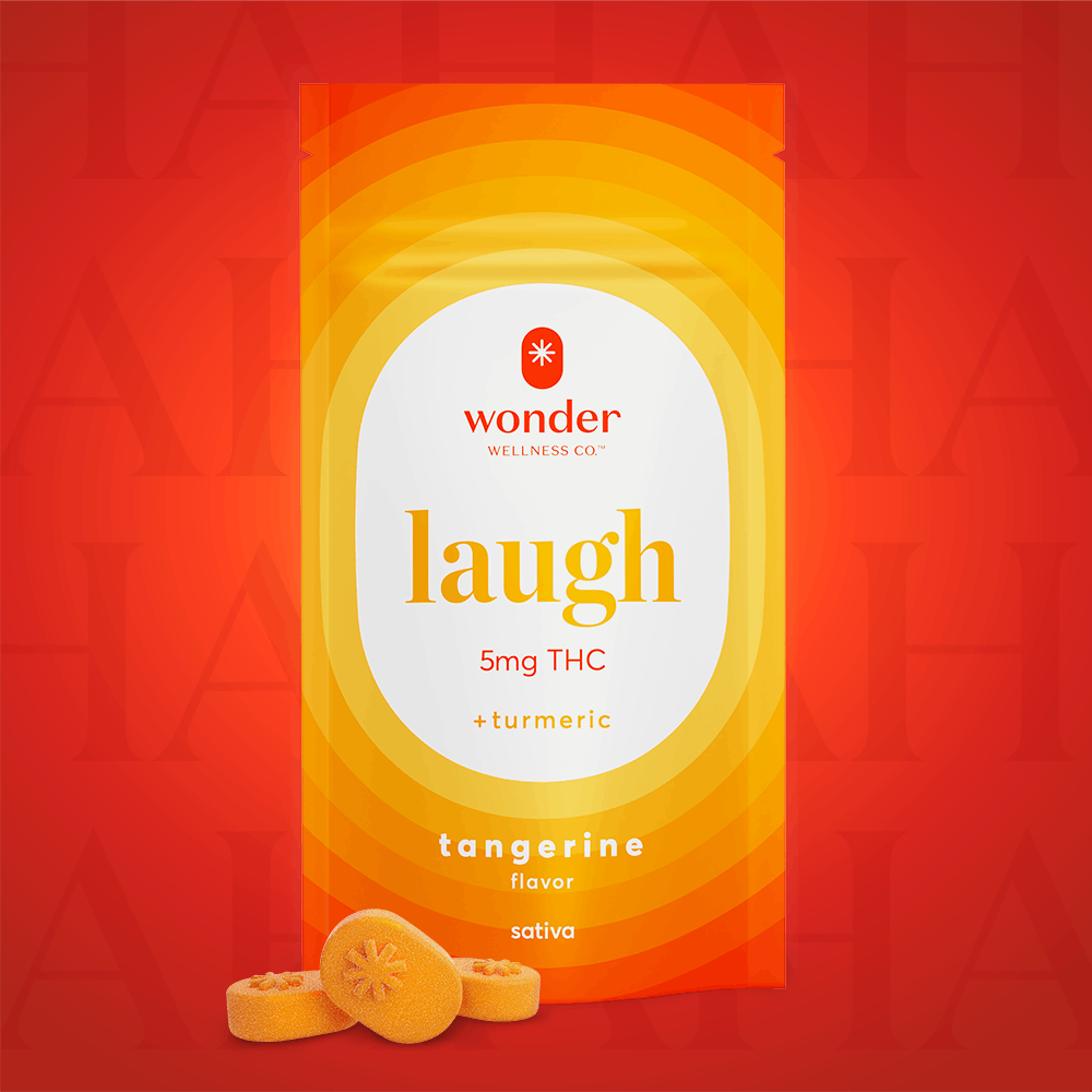 *Wonder | Laugh Tangerine Gummies [40pk] - image 1