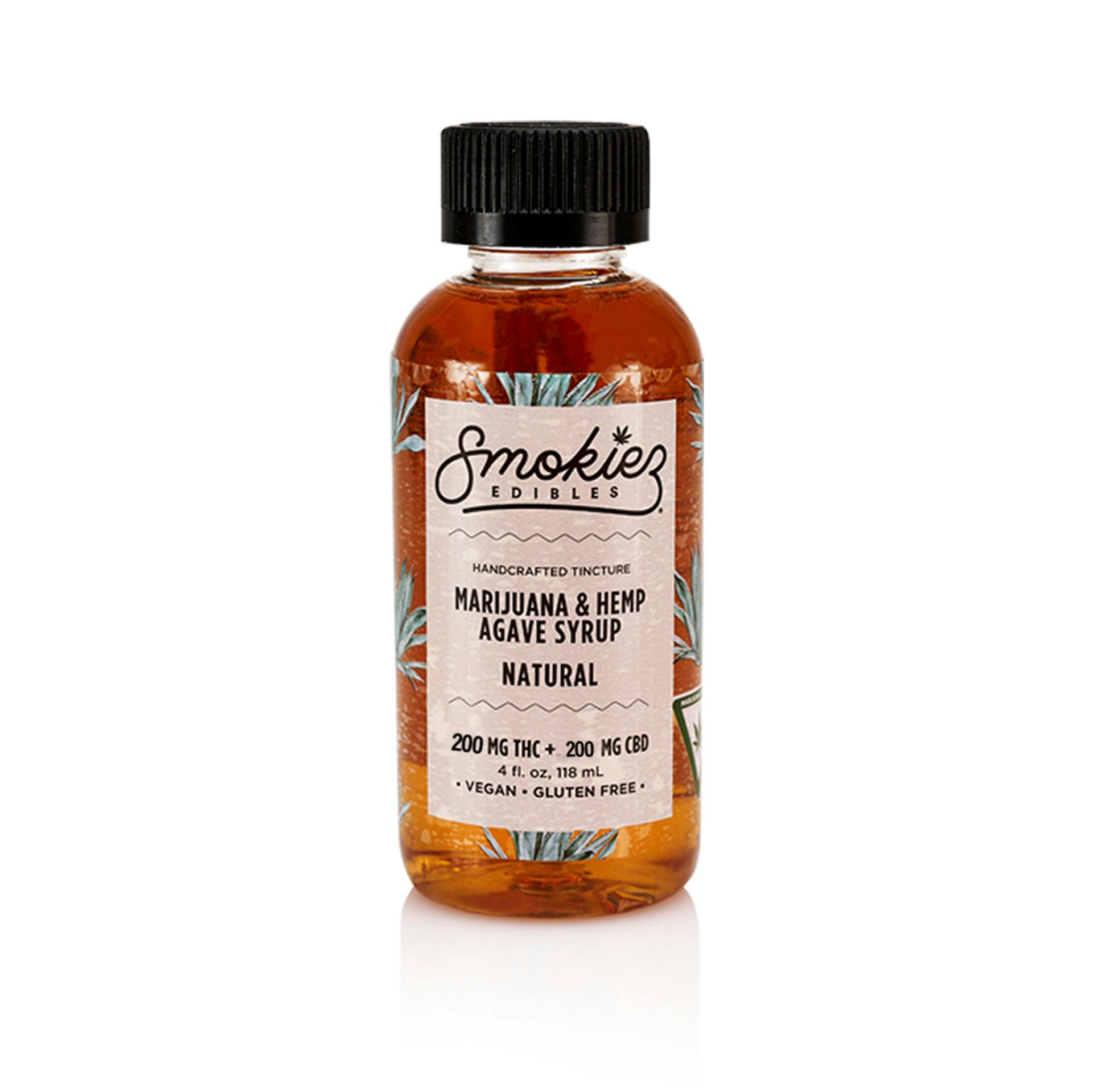 Natural THC:CBD 200mg:200mg Infused Agave Syrup - MI - image 1