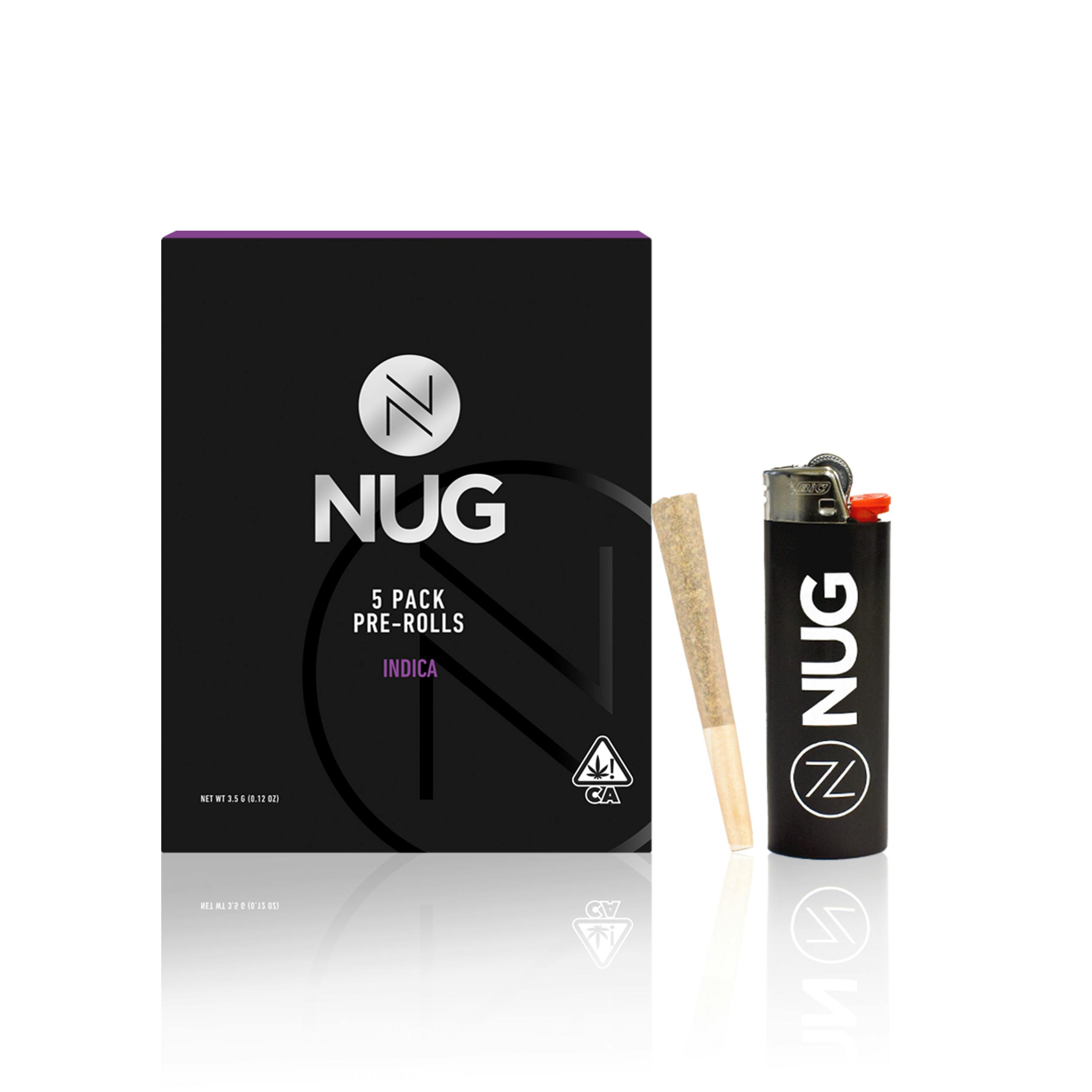 NUG Preroll 5pk w/Lighter - Mochi - image 1
