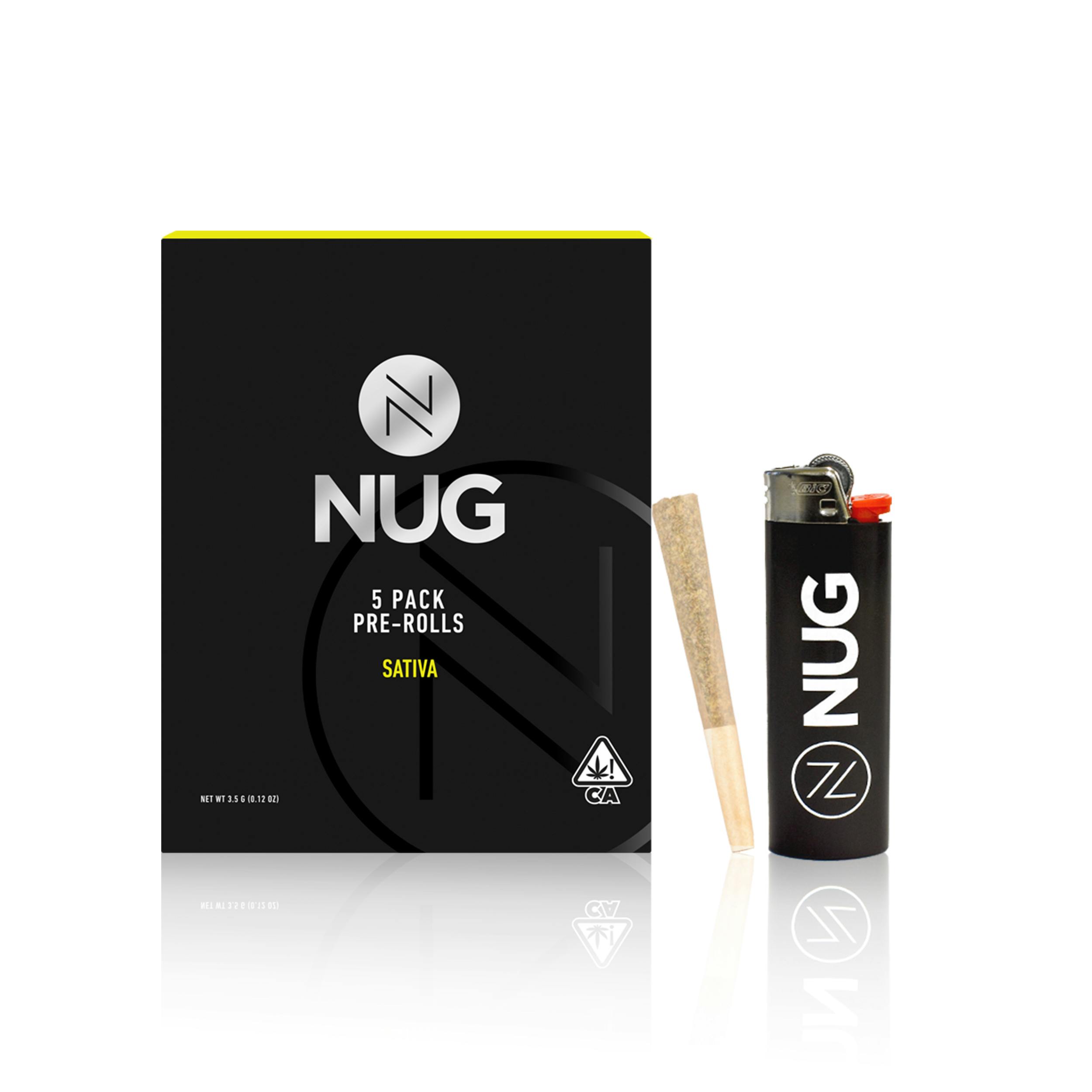 NUG Preroll 5pk w/Lighter - Gelonade - image 1
