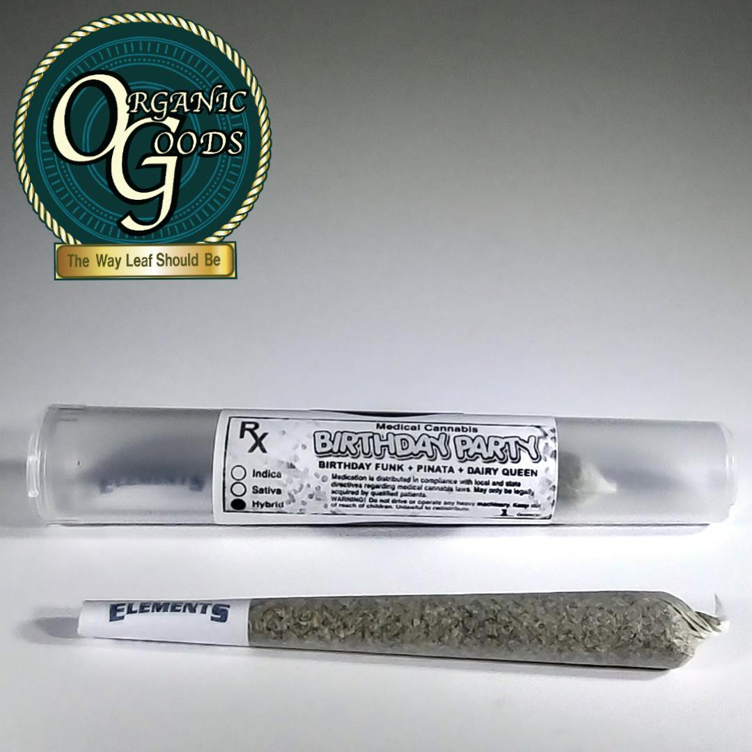 Organic Goods Pre-Roll Birthday Party 1 G - image 1