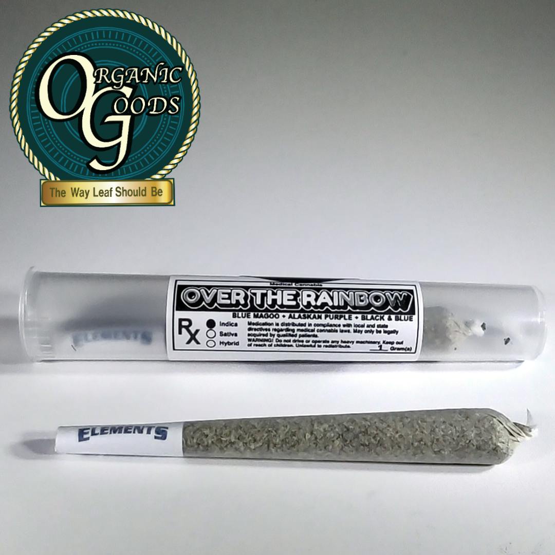 Organic Goods Pre-Roll Over The Rainbow 1 G - image 1