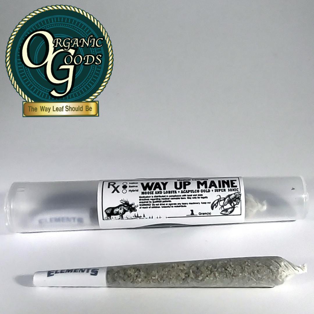 Organic Goods Pre-Roll Way Up Maine 1 G - image 1