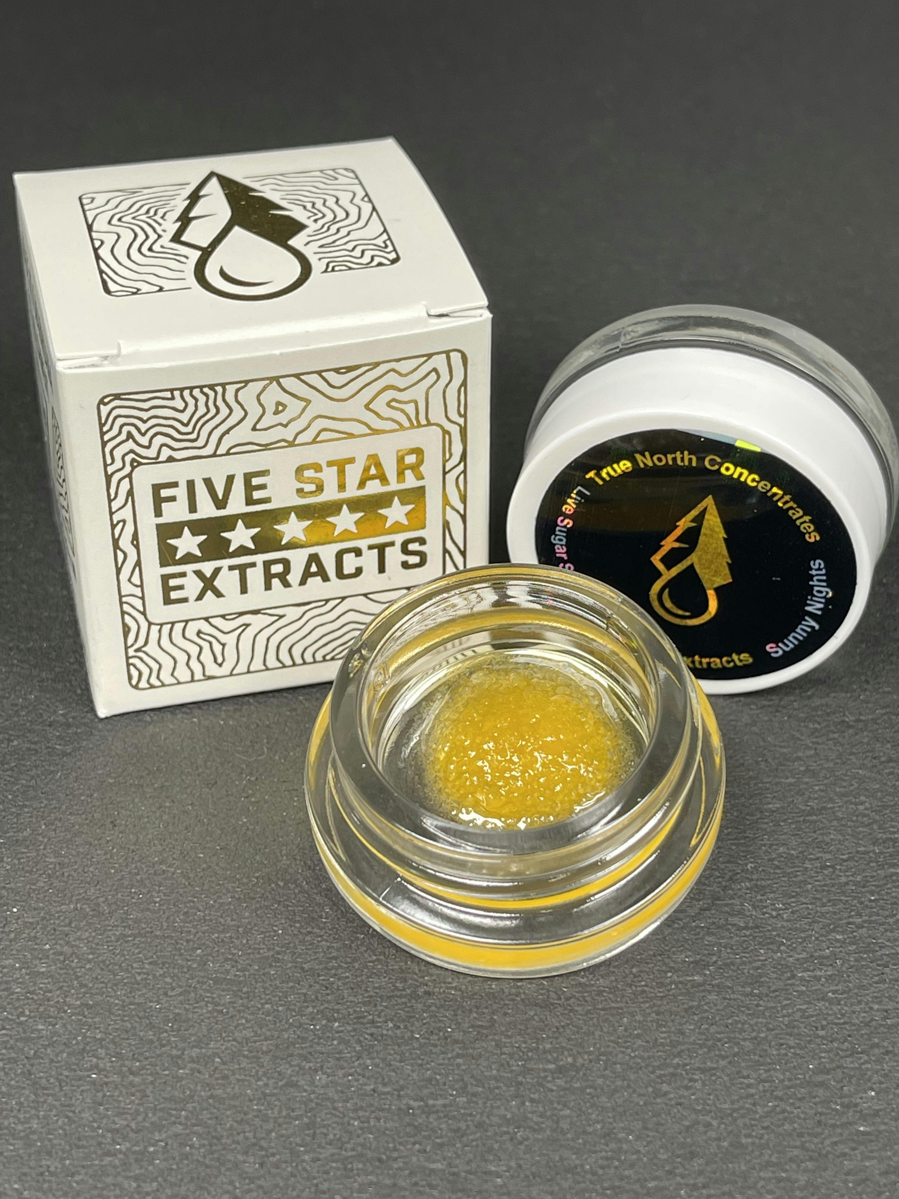 Five Star Extracts: Sunny Nights - 1 Gram Live Sugar Sauce - image 1