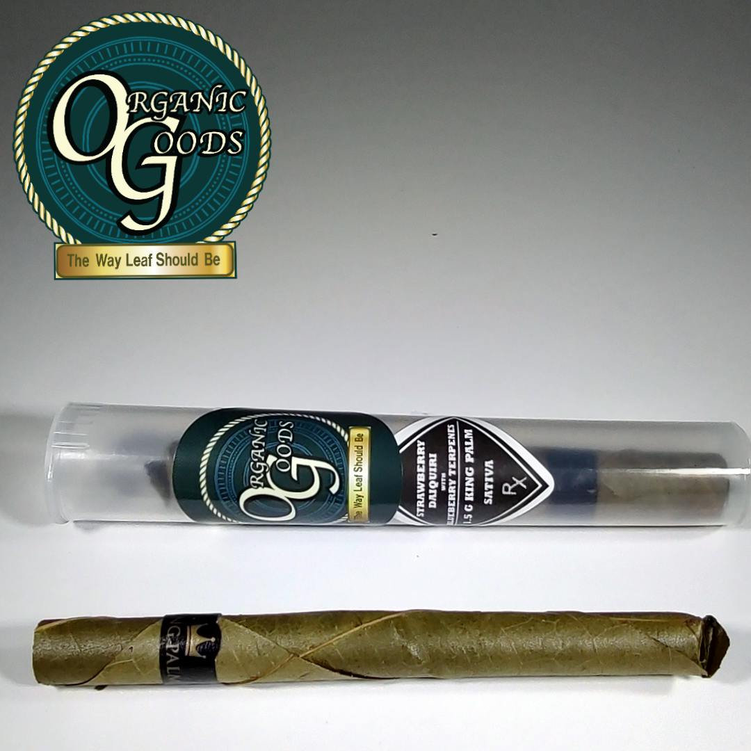 Organic Goods King Palm w/ Terpenes Strawberry Daiquiri 1.5 G - image 1