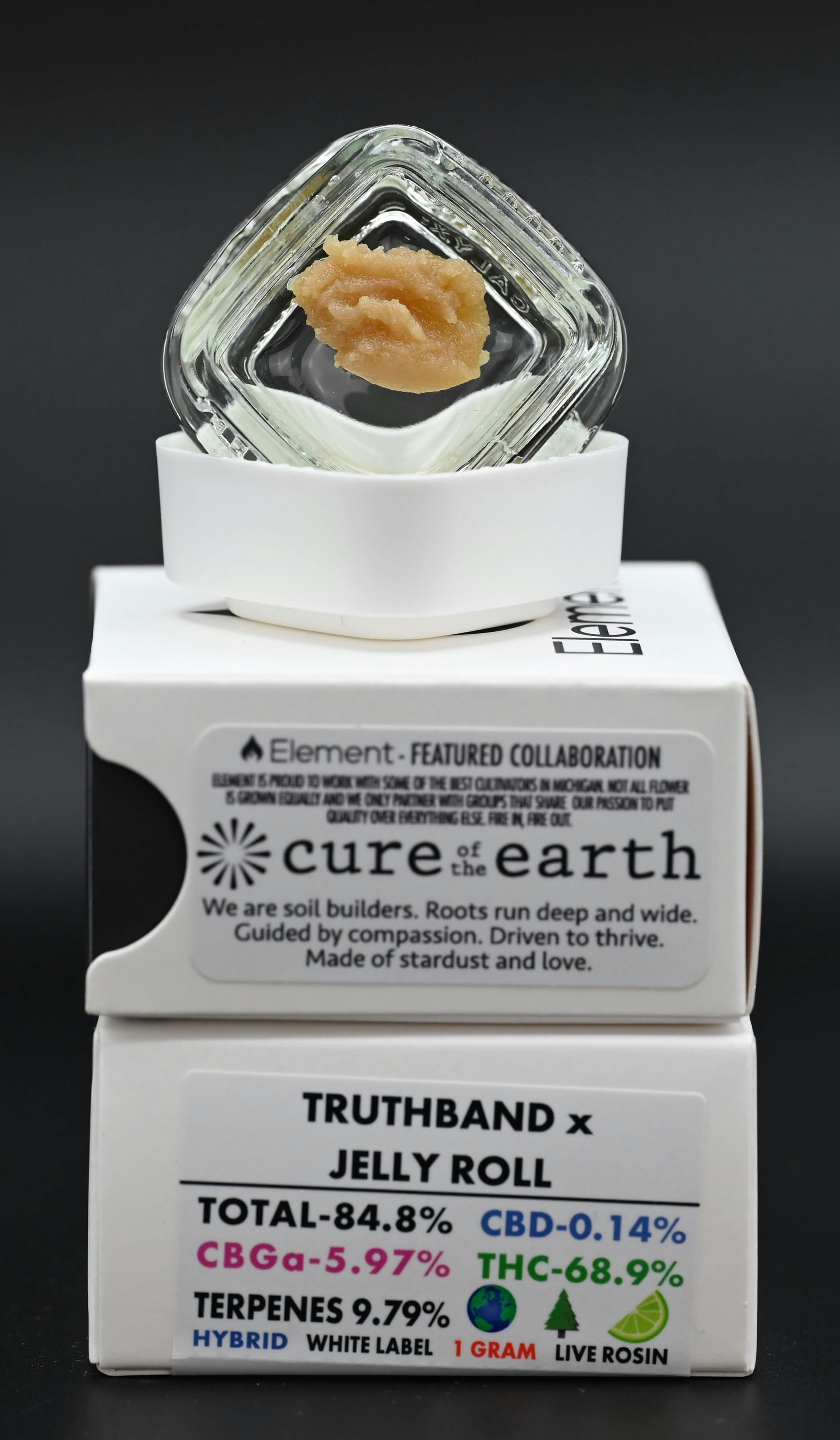Element Live Rosin 1G - Truthband x Jelly Roll - image 1