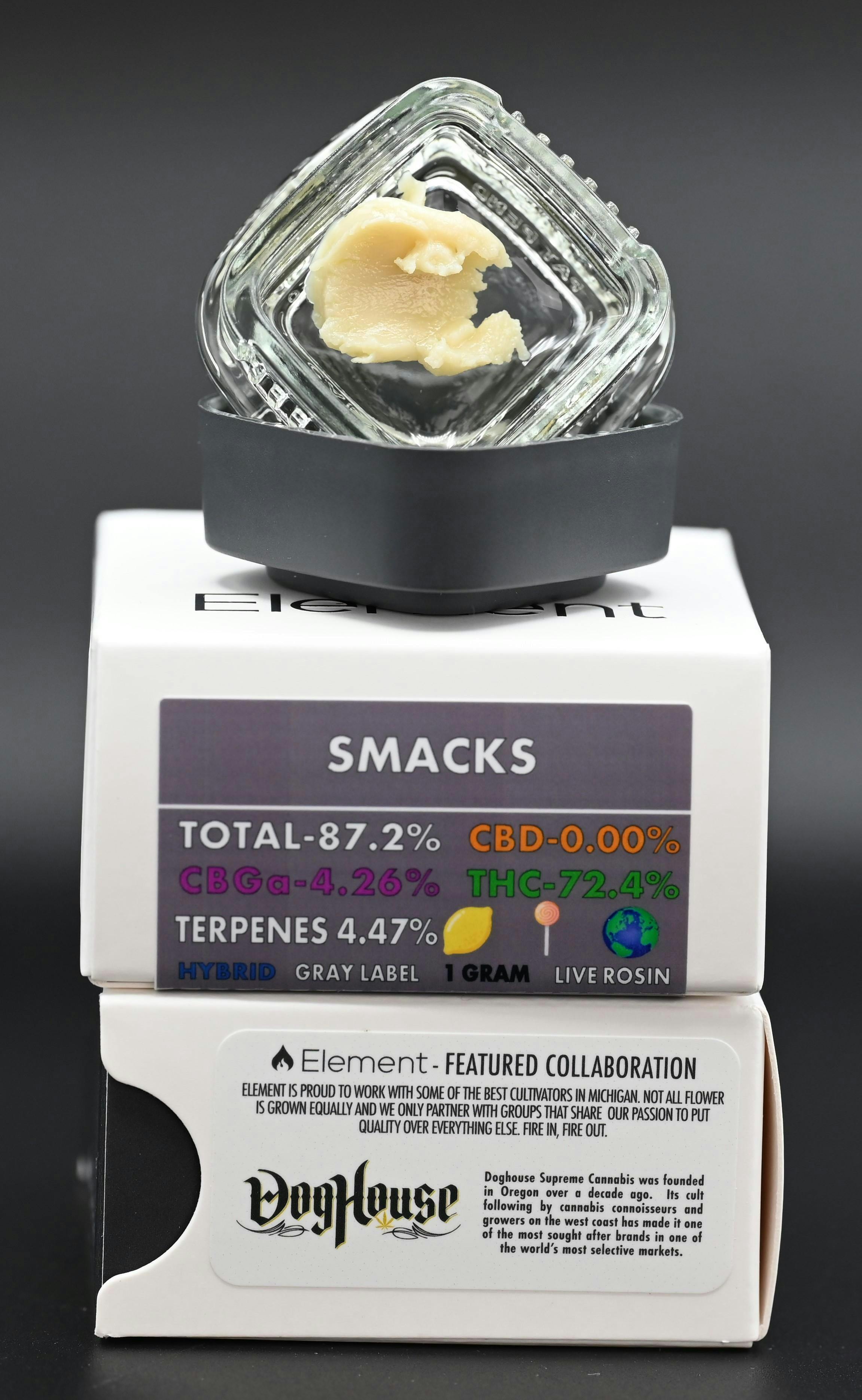 Element Live Rosin 1G - Smacks - image 1