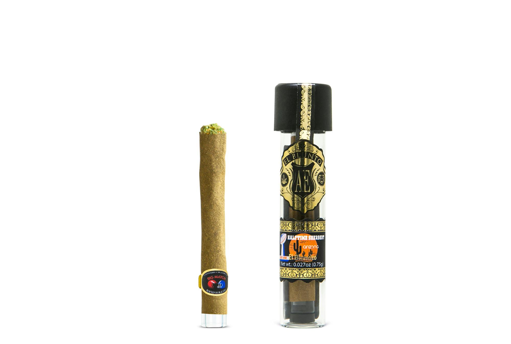 El Bluntito - Halftime Sherbert - .75G Cigarillo [Mini Blunt] - image 1