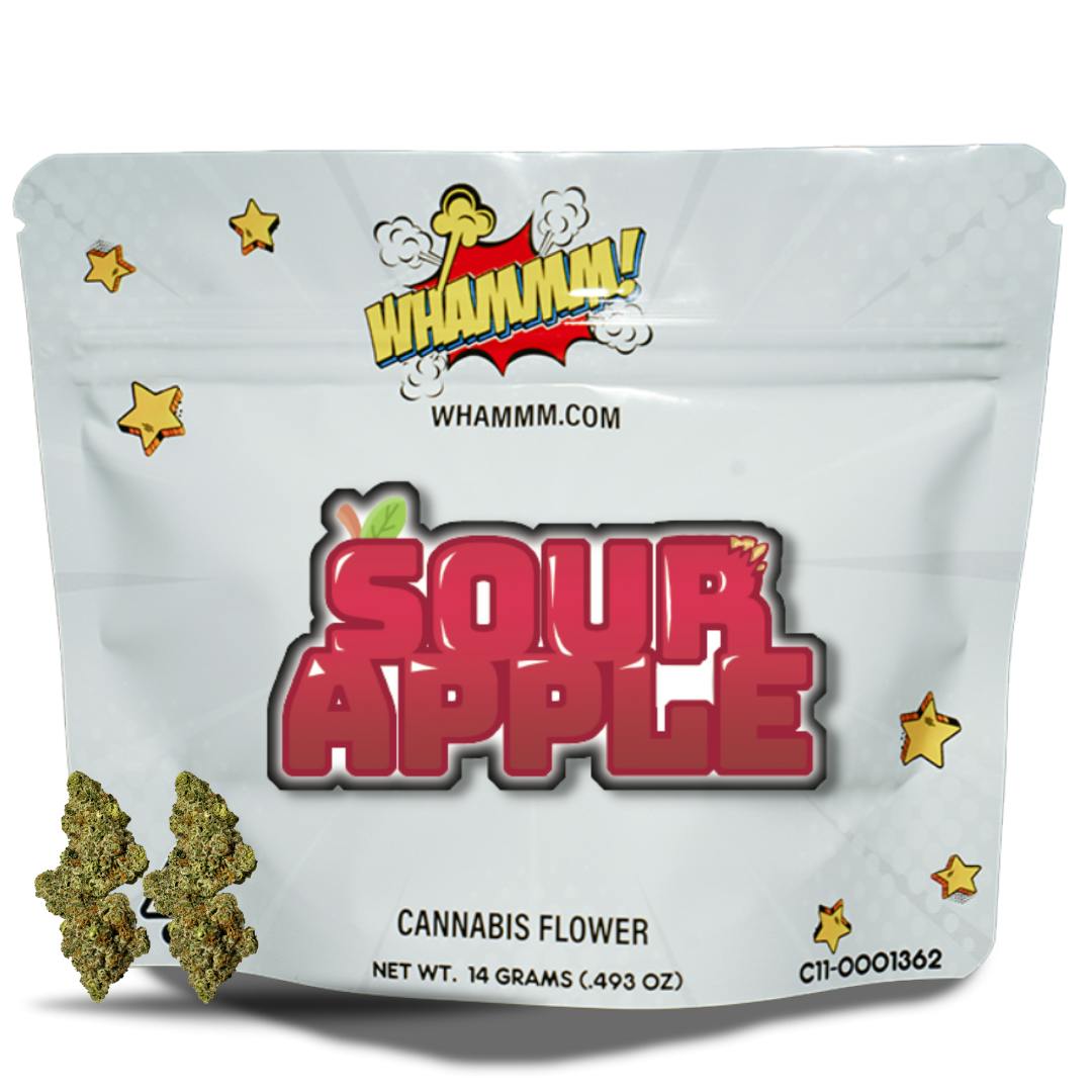 WHAMMM - Flower - Sour Apple - 14G Smalls - image 1
