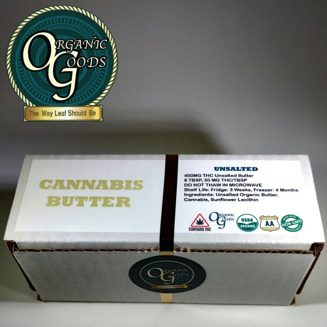 Organic Goods Cannabis Butter Unsalted Purple Punch 400 MG - image 1