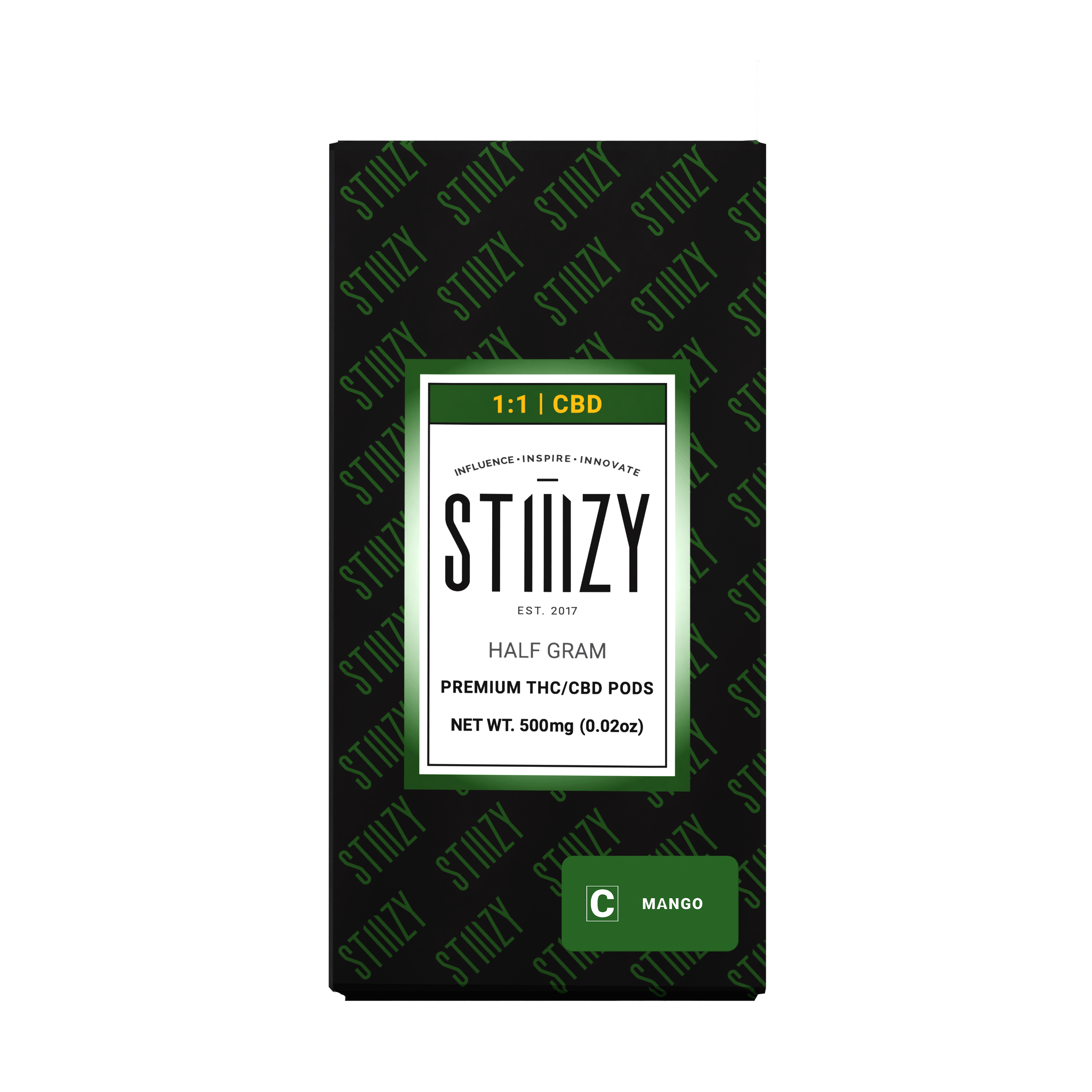 Vape - MANGO - 1:1 (CBD/THC) PREMIUM POD .5G - IL - image 2