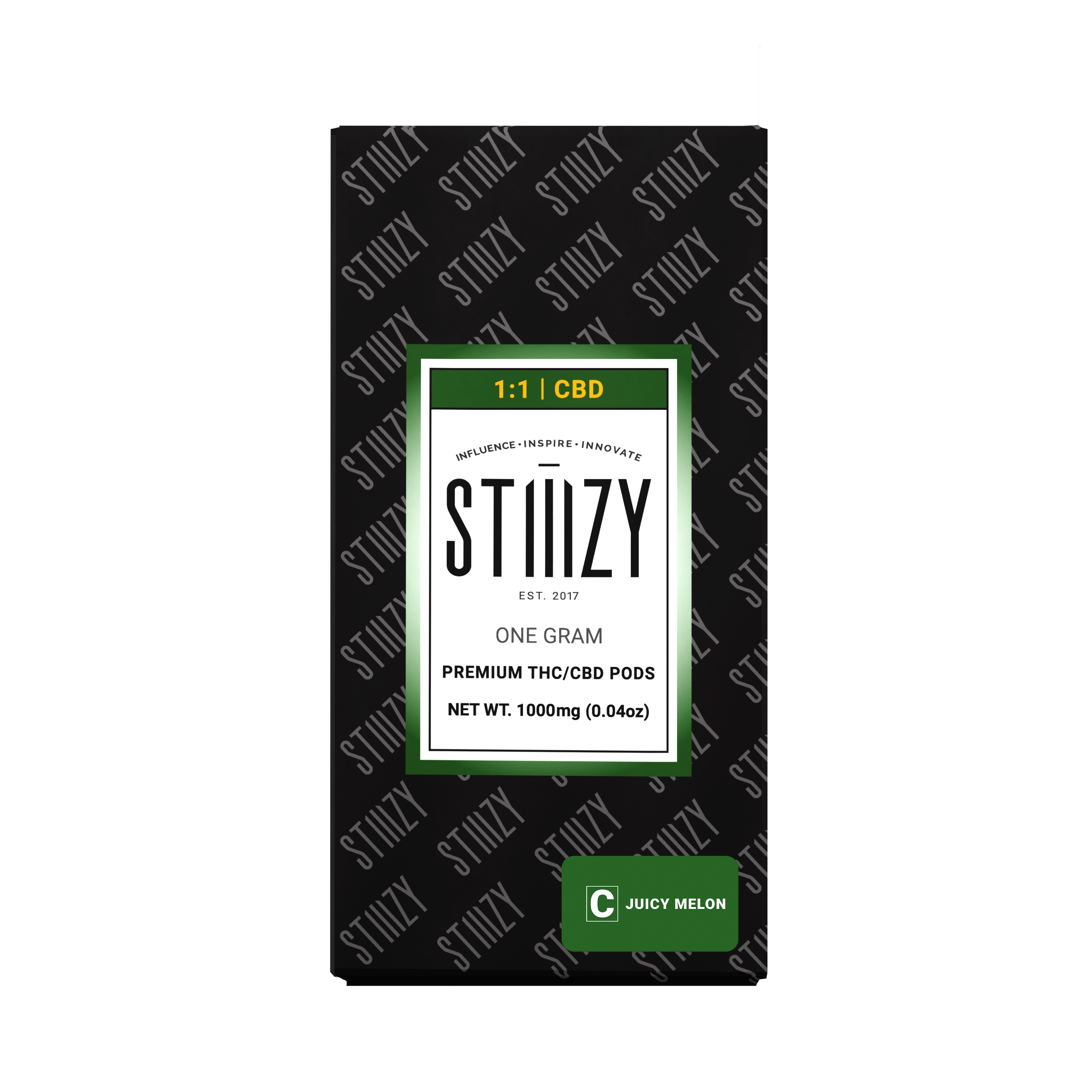 Vape - JUICY MELON - 1:1 (CBD/THC) PREMIUM POD 1G - IL - image 2