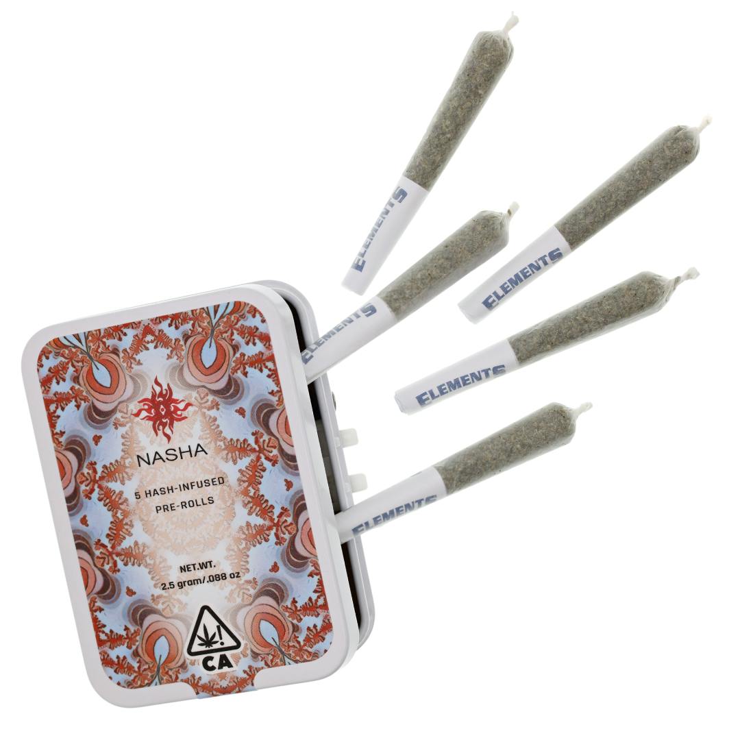 Hash Infused PreRolls - 5 pack - Banana Dawg x Banana Dawg - image 1