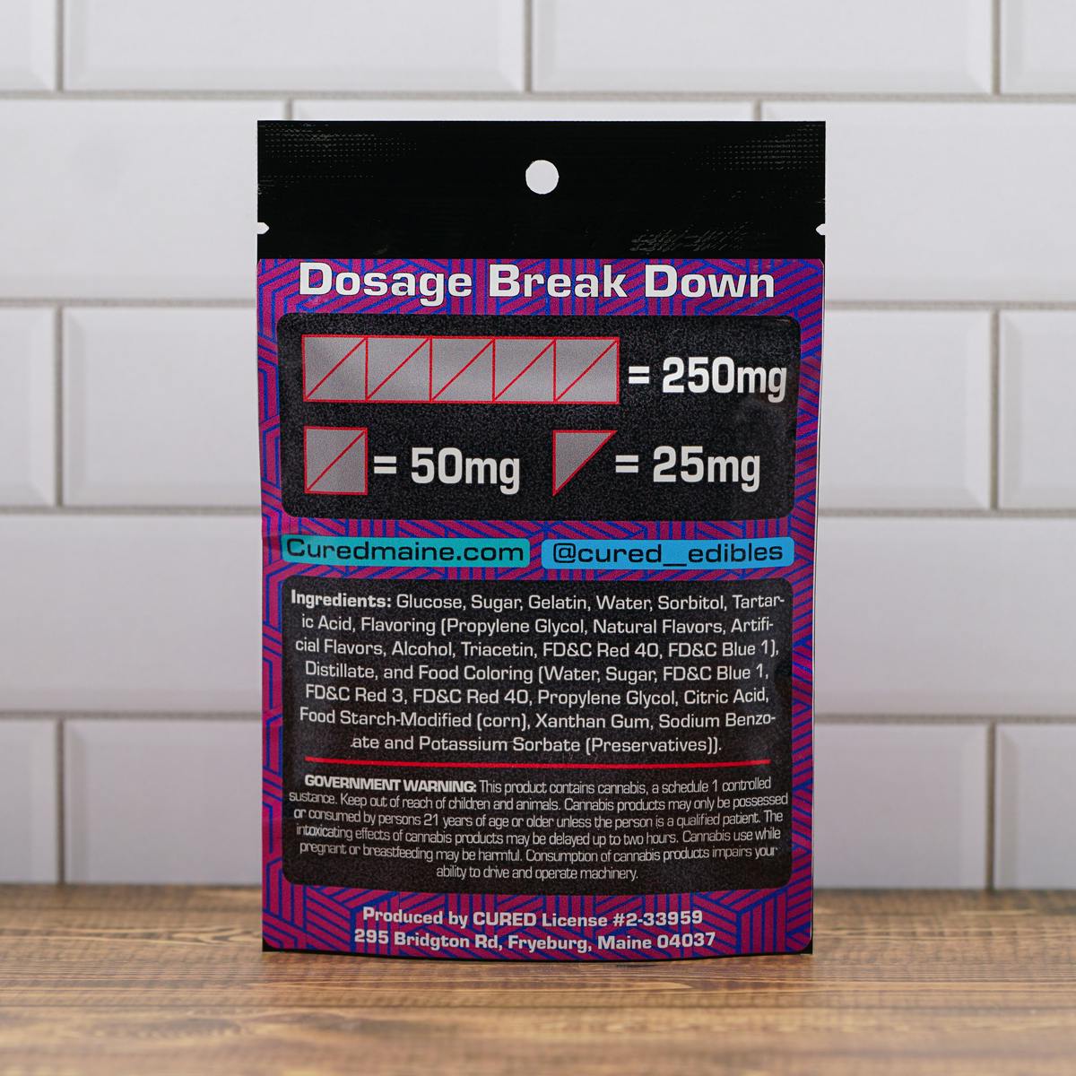 1,000mg Breaker Bars - Maine Berry Mix - image 4