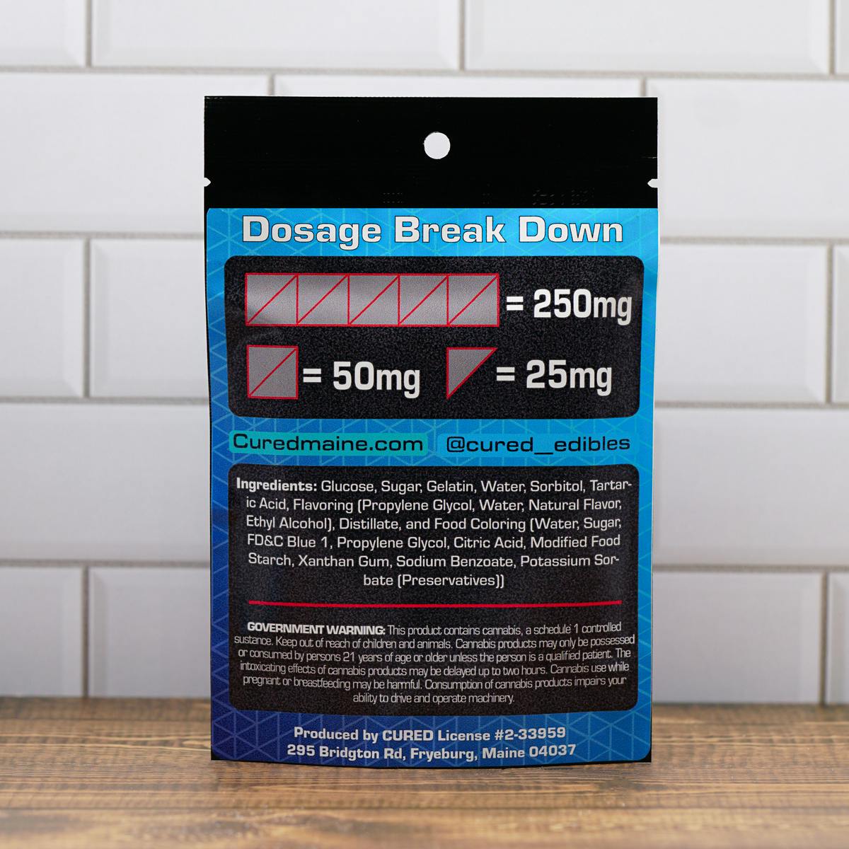 1,000mg Breaker Bars - Blue Raspberry - image 3