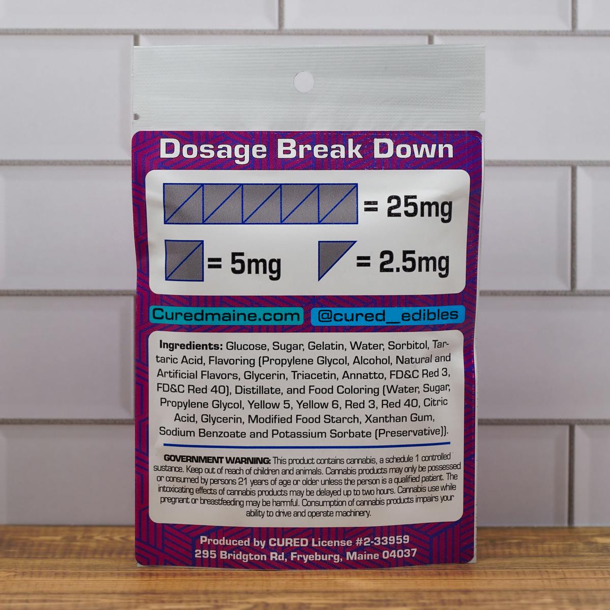 100mg Breaker Bars - Maine Berry Mix - image 3