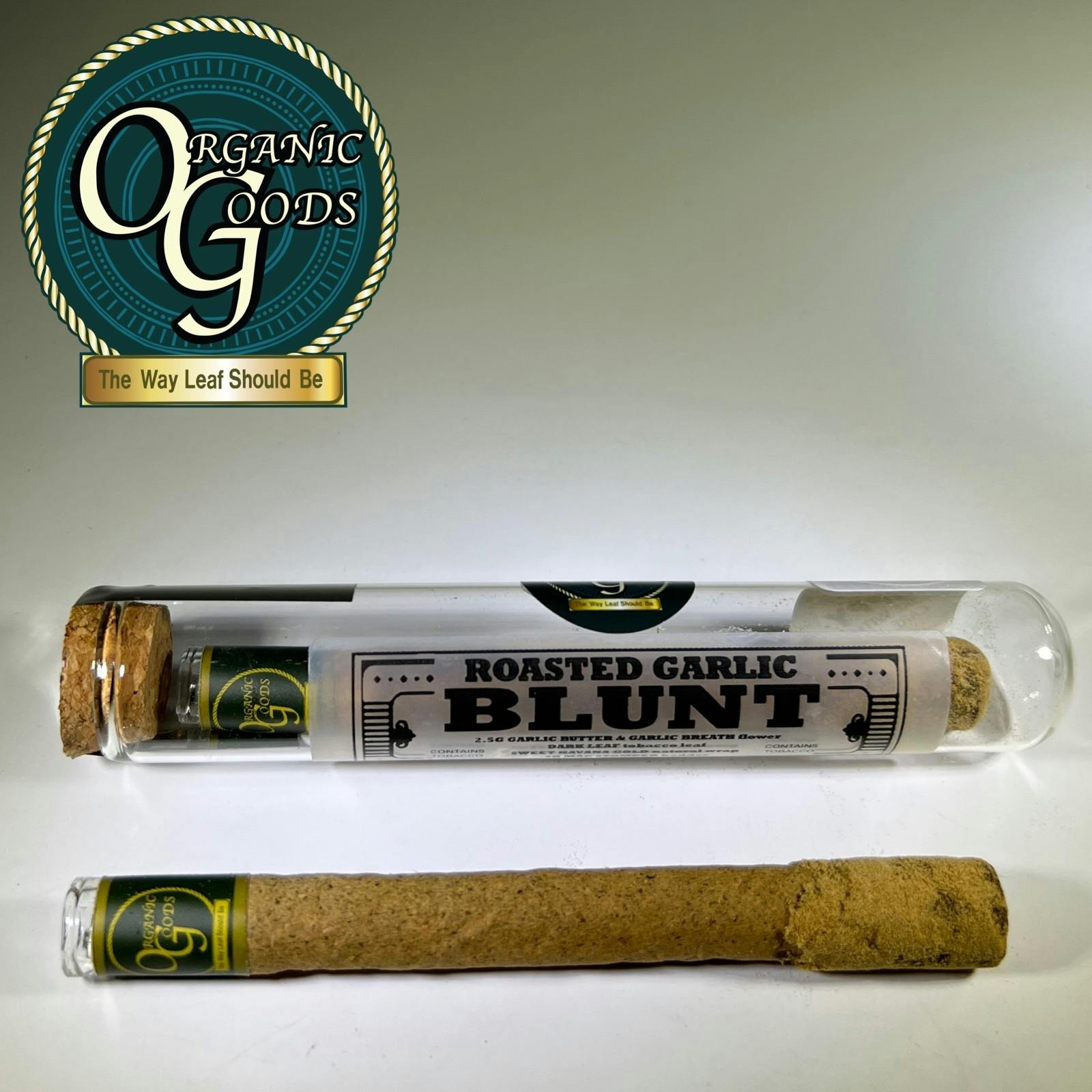 Organic Goods Blunt Dipped in Badder & Kief Roasted Garlic 2.8 G - image 1