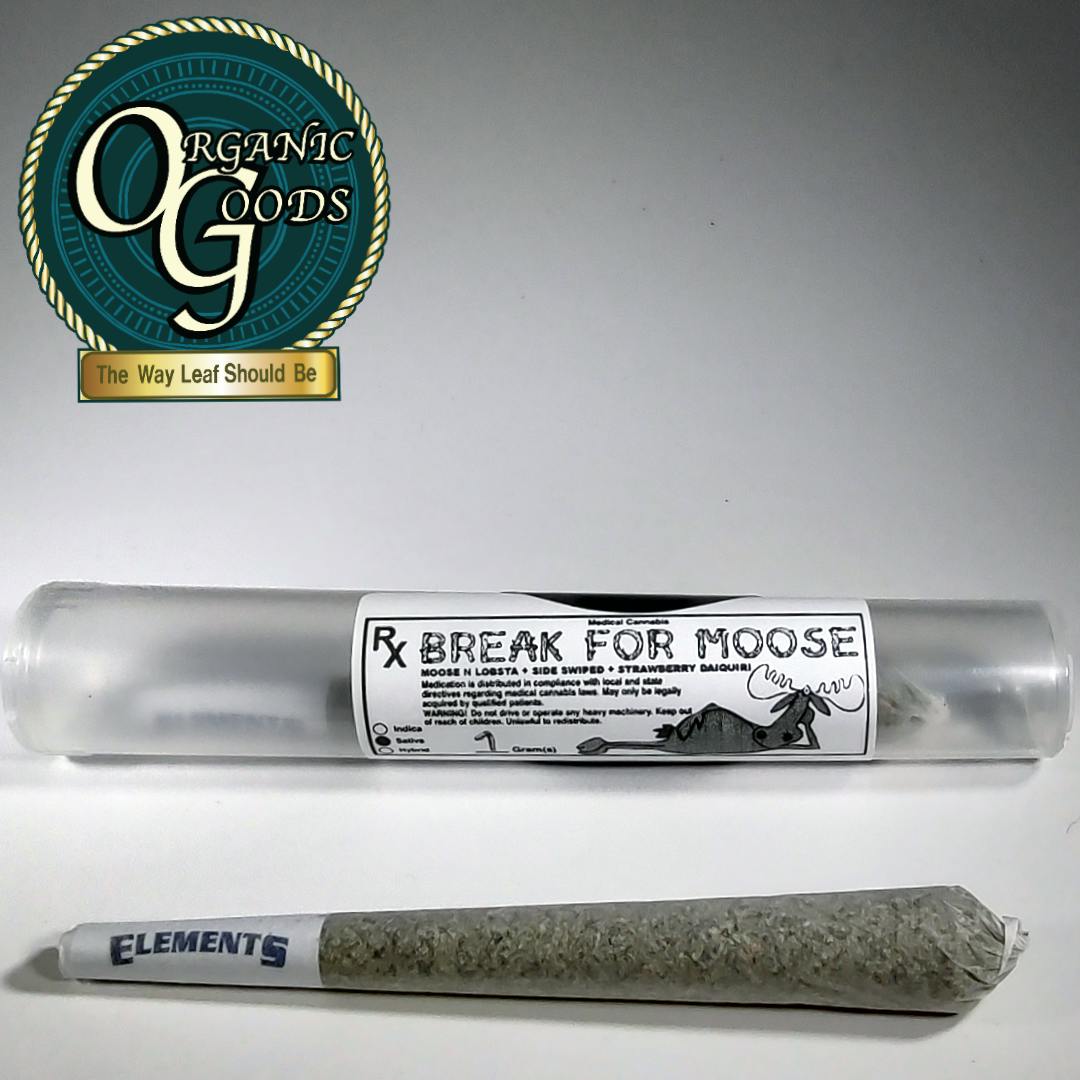 Organic Goods Pre-Roll Break For Moose 1 G - image 1