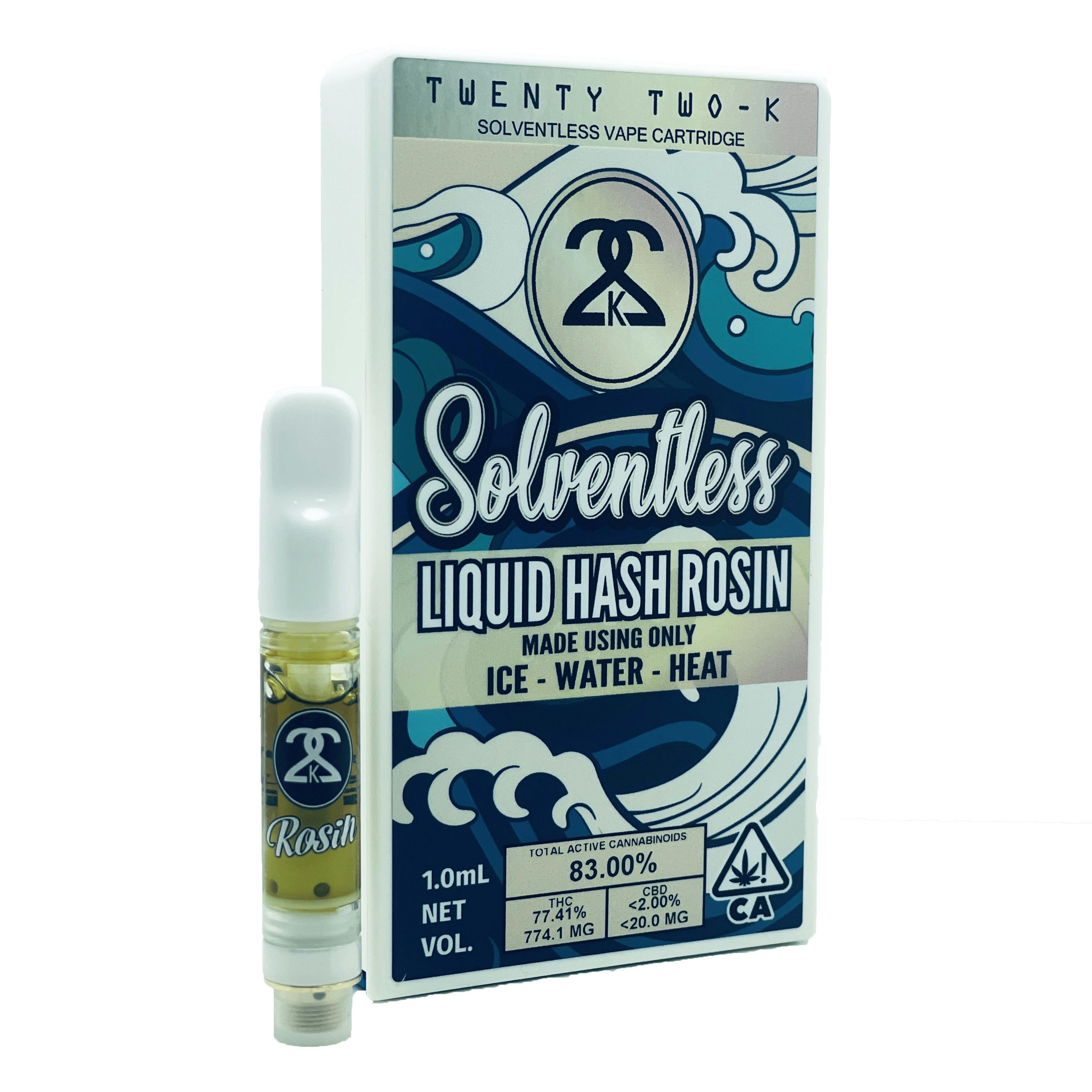22K - Tropicana Cherries - Liquid Hash Rosin - 1.0ml Cartridge - image 1