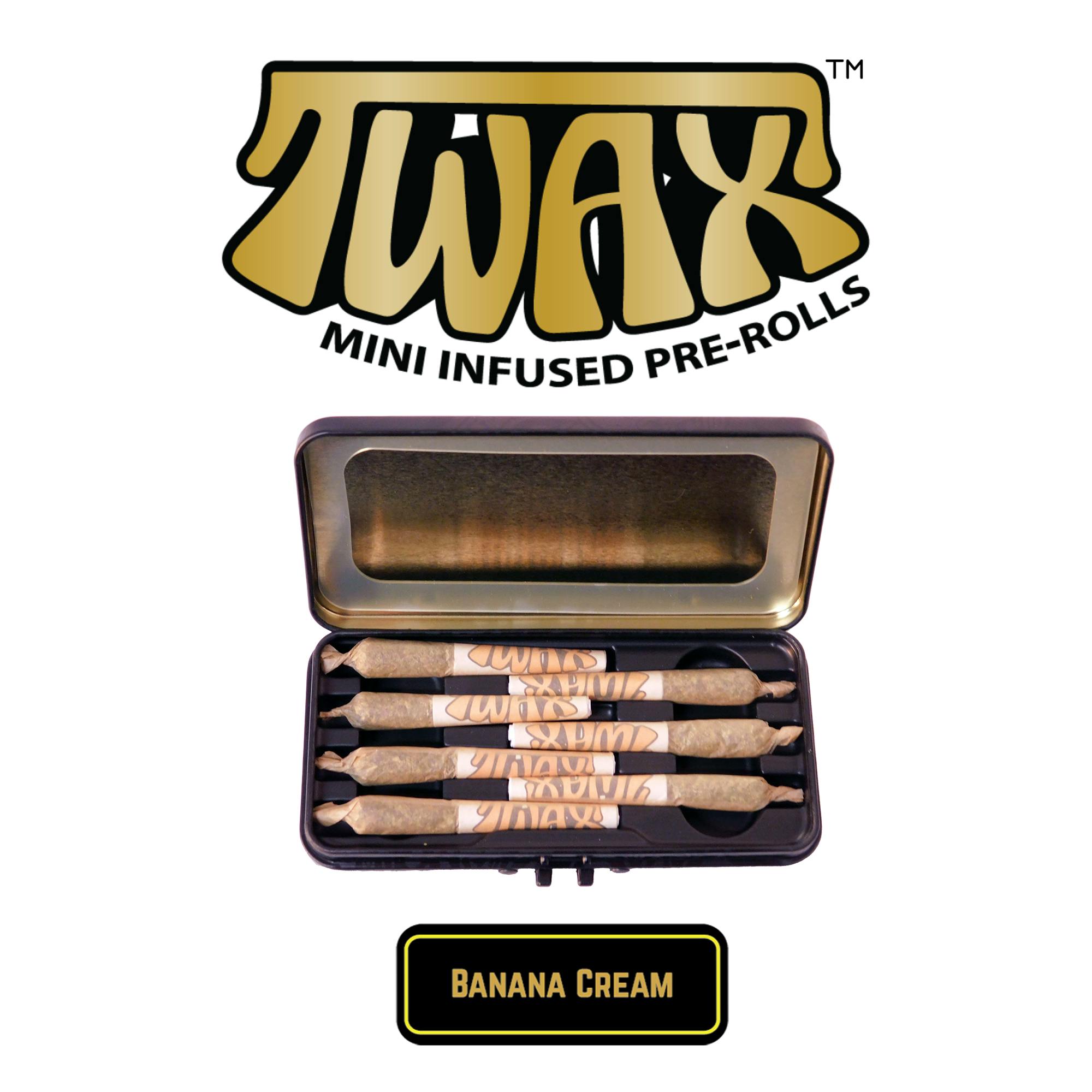 The Clear TWAX Mini Infused Pre-rolls 3.5g [7 pack] | Banana Cream - image 1