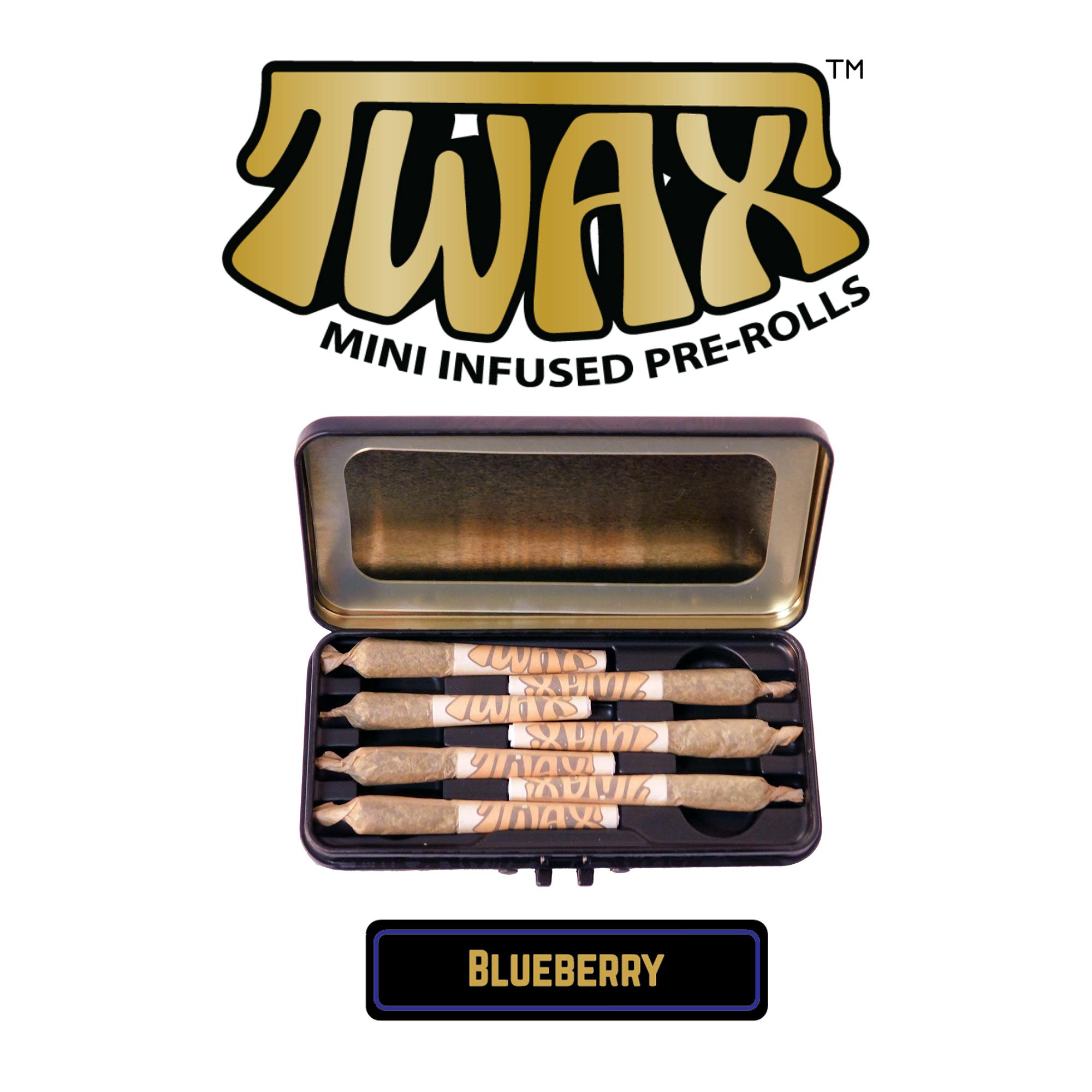 The Clear TWAX Mini Infused Pre-rolls 3.5g [7 Pack] | Blueberry  - image 1