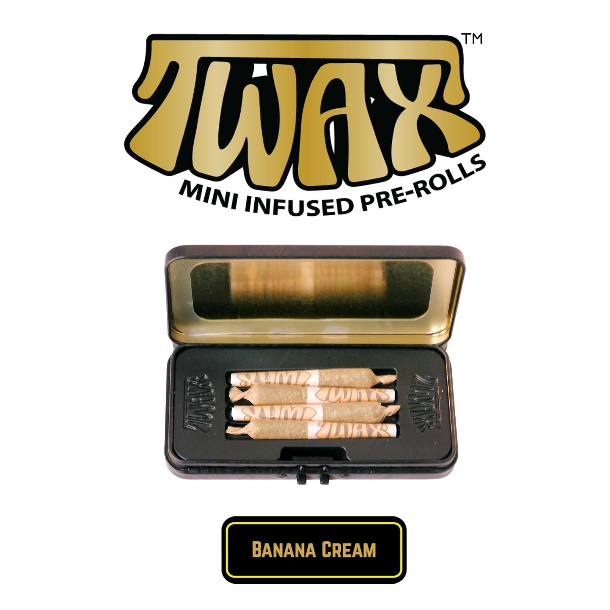 The Clear TWAX Mini Infused Pre-rolls 2g [4 Pack] | Banana Cream - image 1