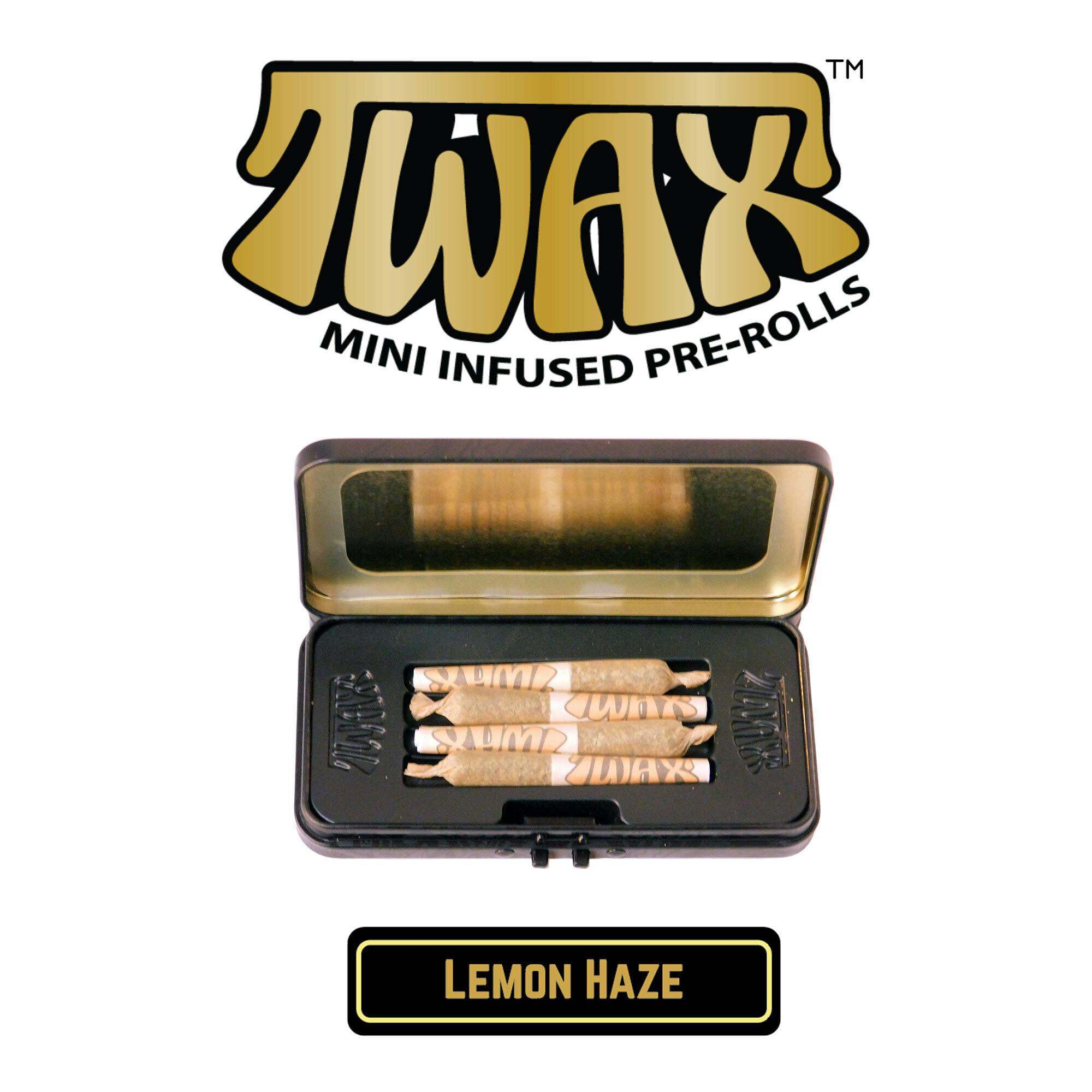 The Clear TWAX Mini Infused Pre-rolls 2g [4 Pack] | Lemon Haze - image 1