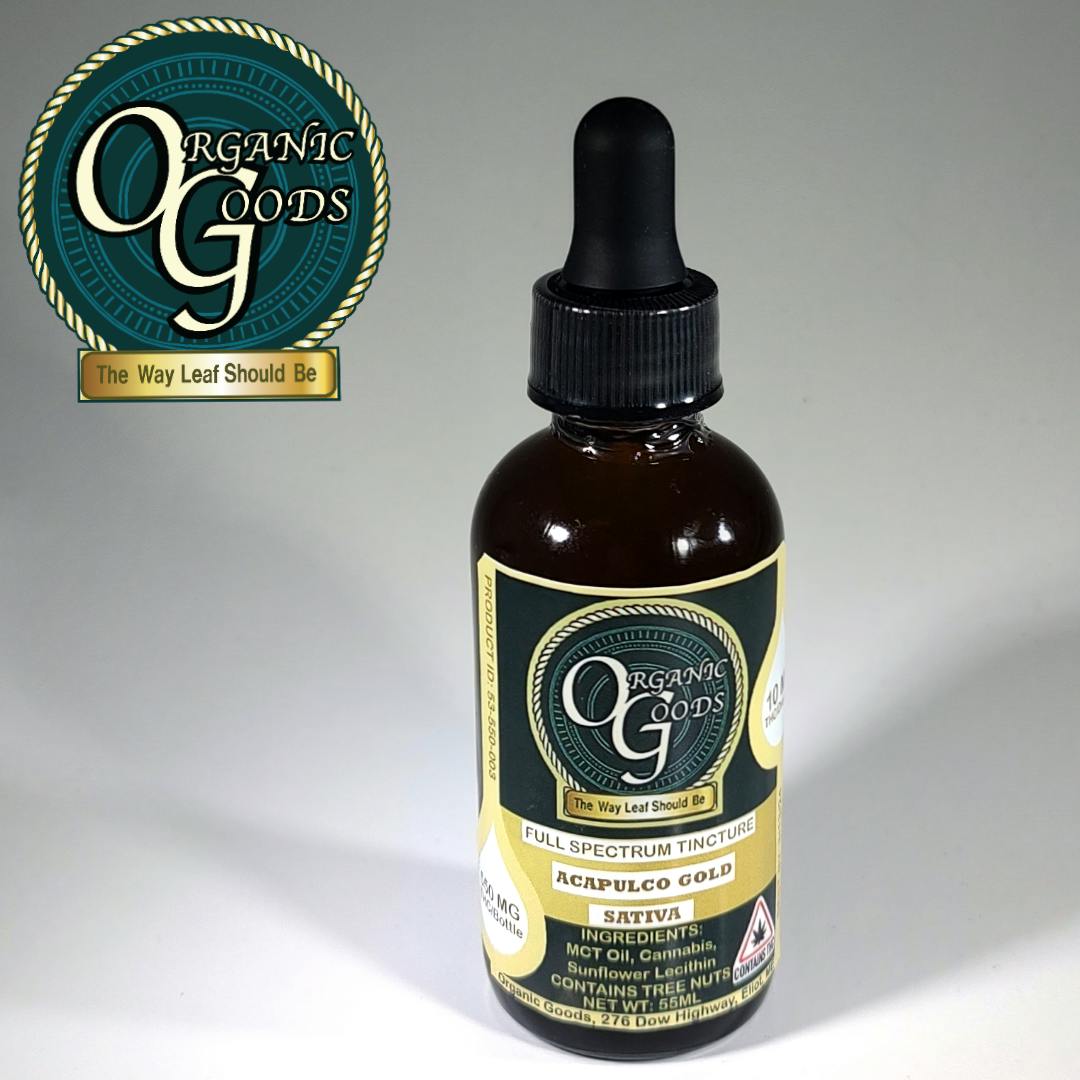 Organic Goods Tincture THC Full Spectrum Acapulco Gold 550 MG - image 1