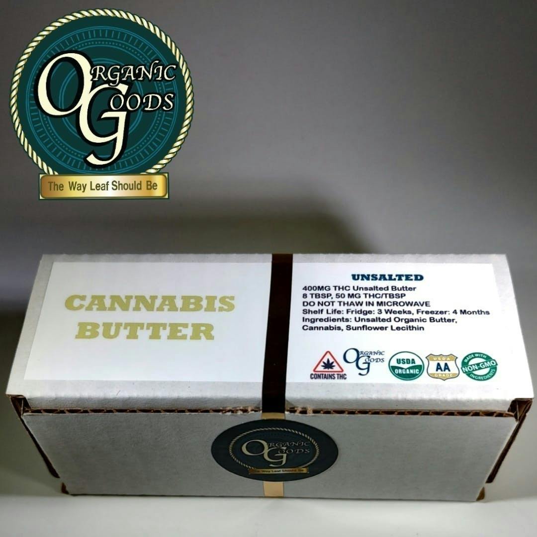 Organic Goods Cannabis Butter Unsalted Alaskan Purple 400 MG - image 1