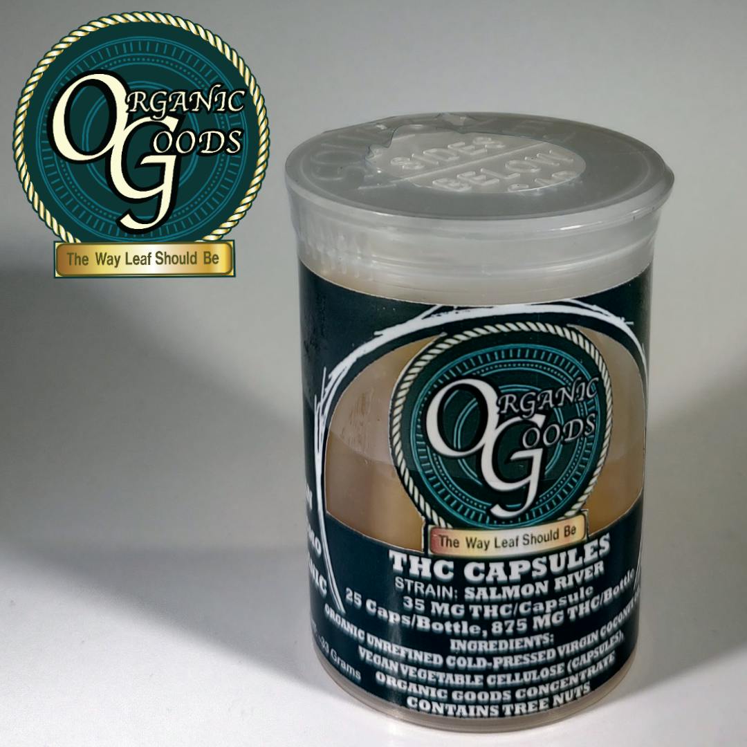 Organic Goods THC Capsules Salmon River 875 MG - image 1