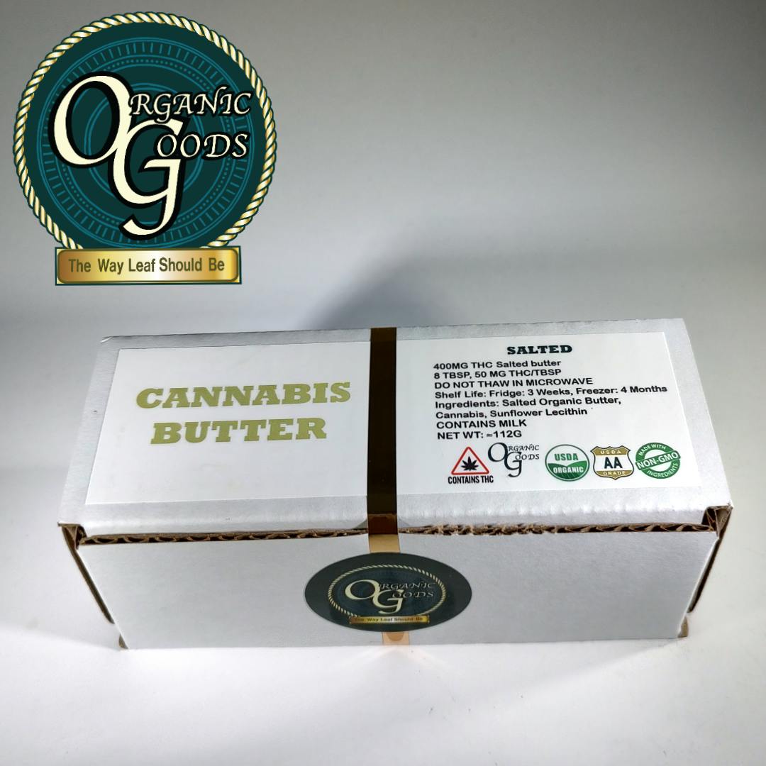 Organic Goods Cannabis Butter Salted A-Train 400 MG - image 1