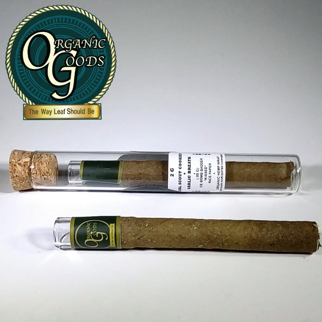 OG Badder Kissed TF Blunt Girl Scout Cookies x Garlic Breath 2.05 G - image 1