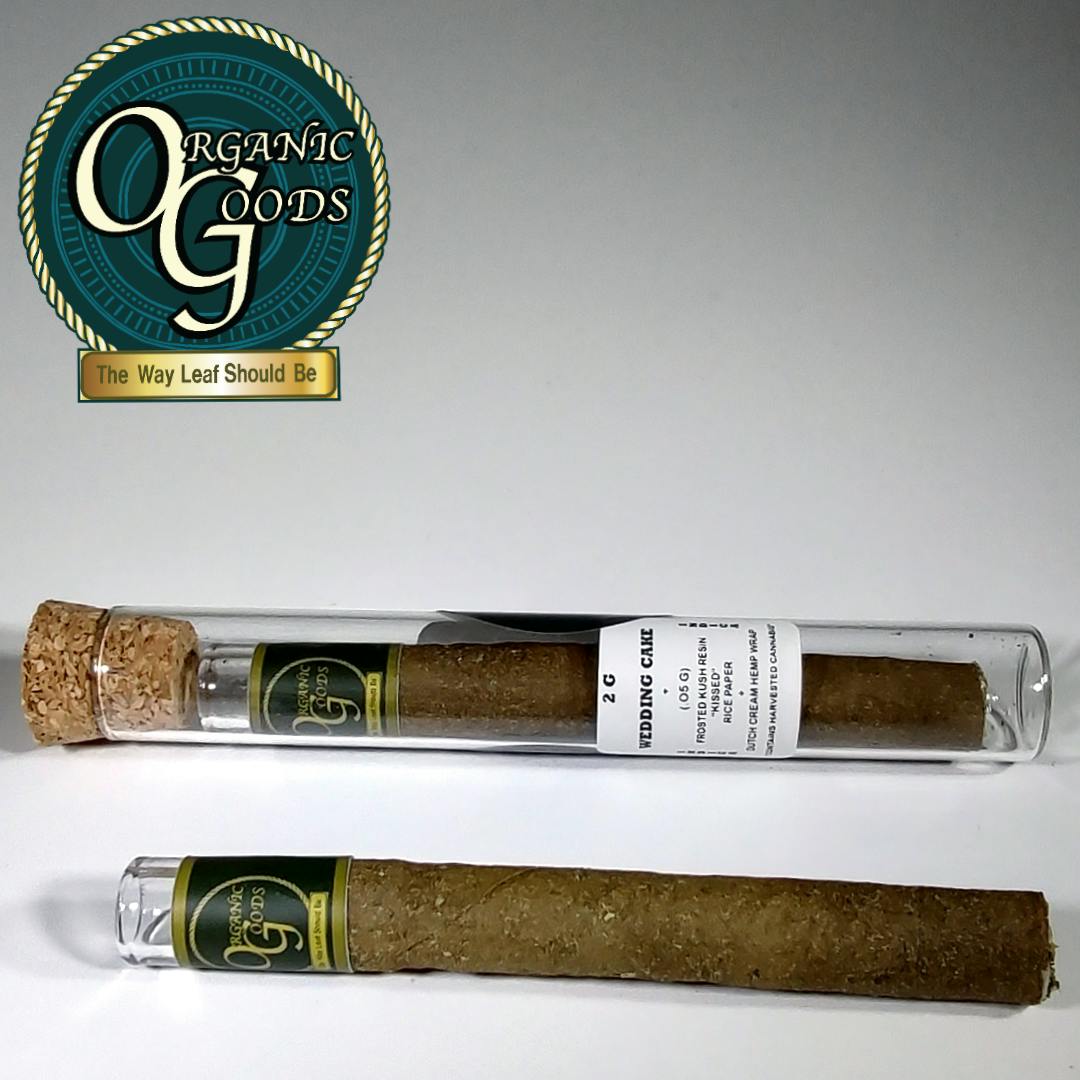 OG Resin Kissed TF Blunt Wedding Cake x Frosted Kush 2.05 G - image 1