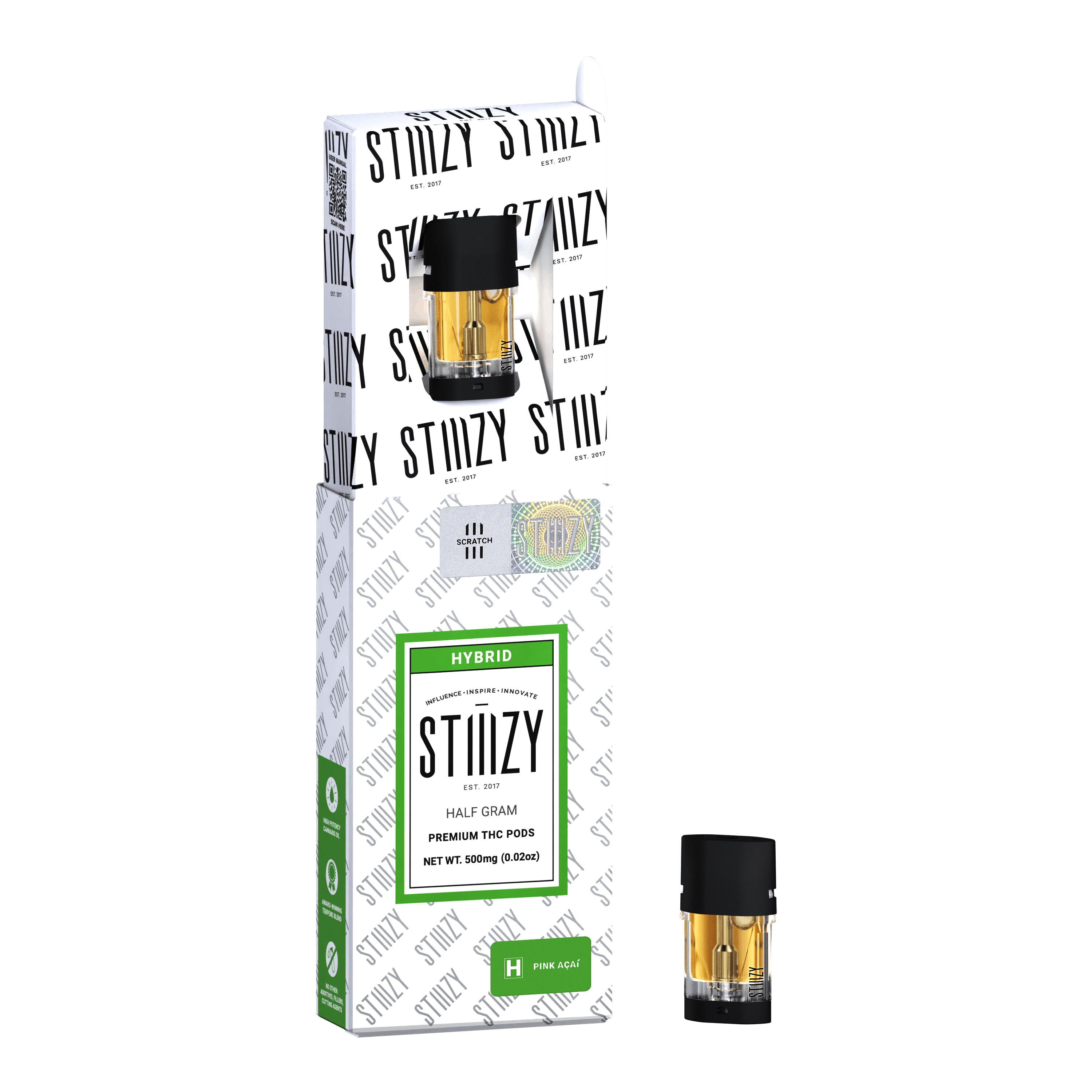 Vape - PINK ACAI - PREMIUM THC POD .5G - IL - image 3