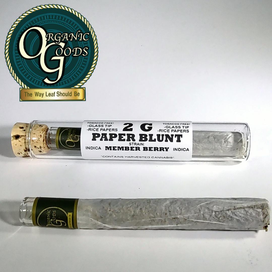 Organic Goods Paper Blunt Member Berry 2 G - image 1