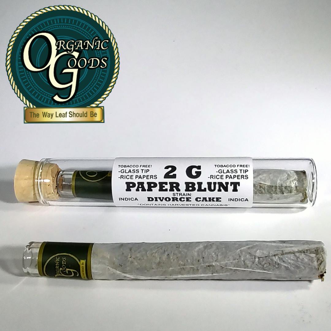 Organic Goods Paper Blunt Divorce Cake 2 G - image 1