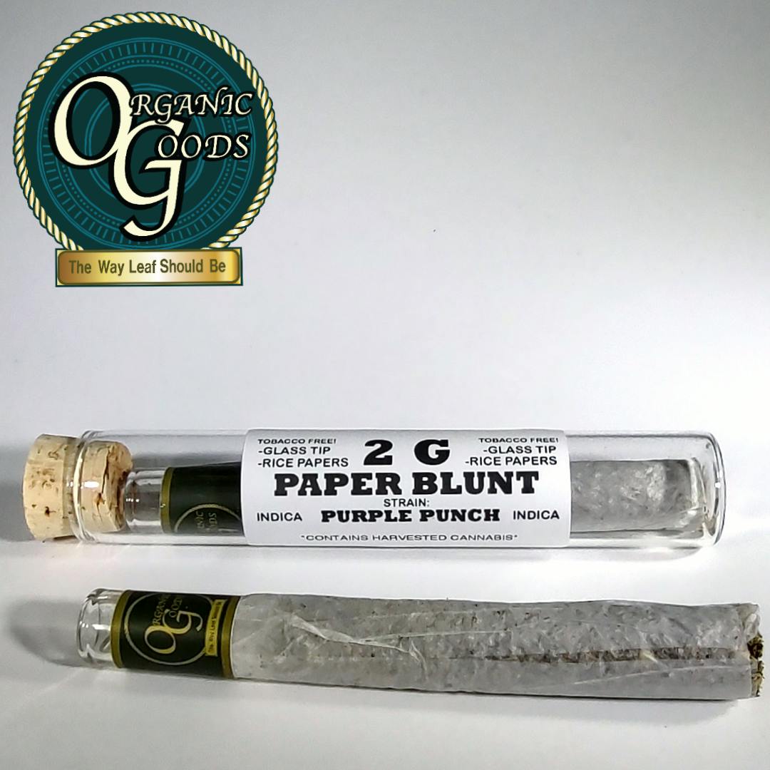 Organic Goods Paper Blunt Purple Punch 2 G - image 1