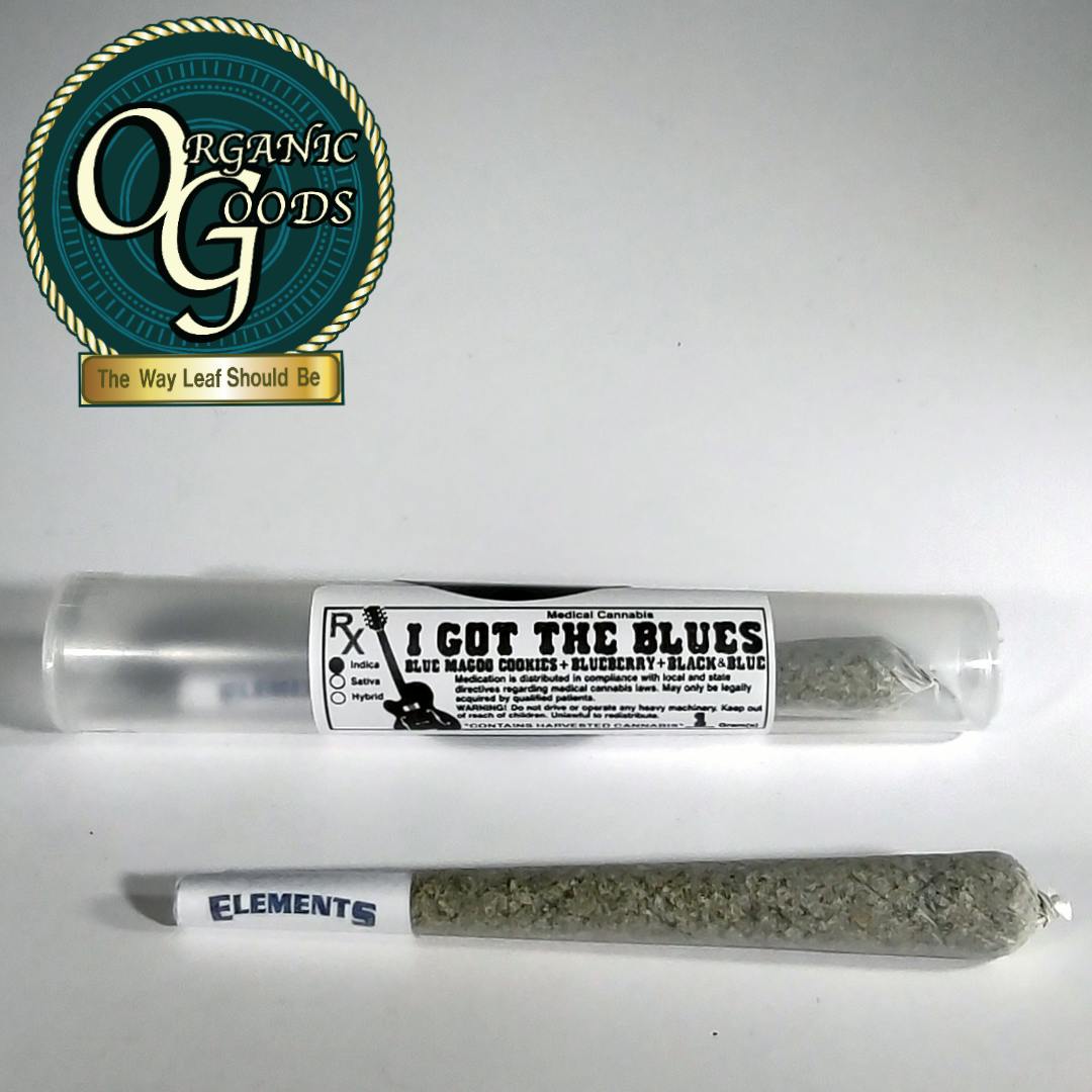 Organic Goods Pre-Roll I Got The Blues 1 G - image 1